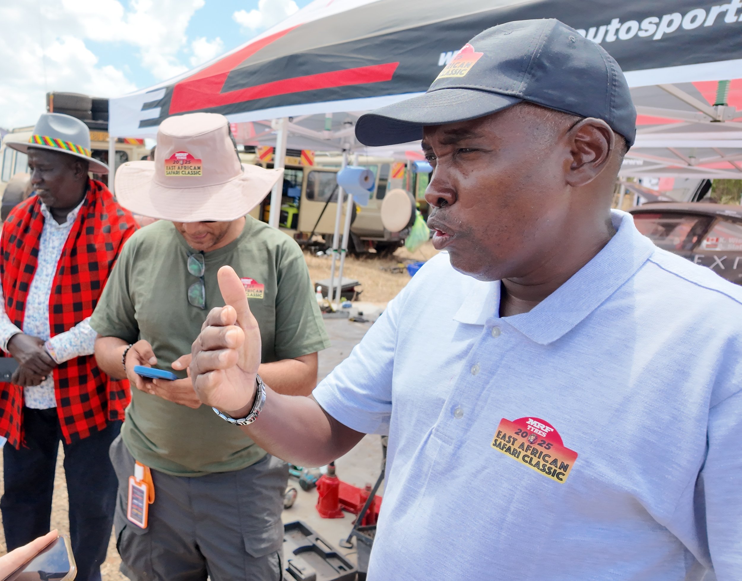 Governor Ole Lenku Applauds Motorsport as Service Park Hosts County Leadership