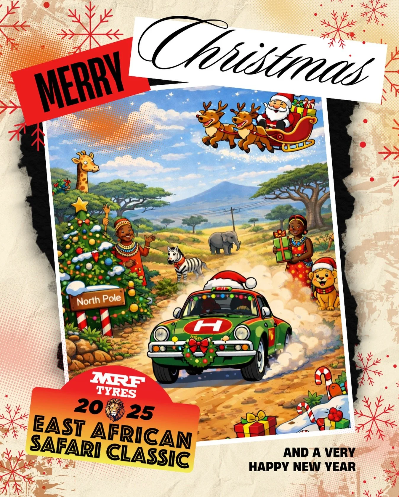 From all of us at the East African Safari Classic Rally, to each and every one of you&hellip;
🎄Wishing you a Merry Christmas and a Happy New Year 🥂

Whether you rallied with us in 2025, worked alongside us or cheered us on as we passed through your