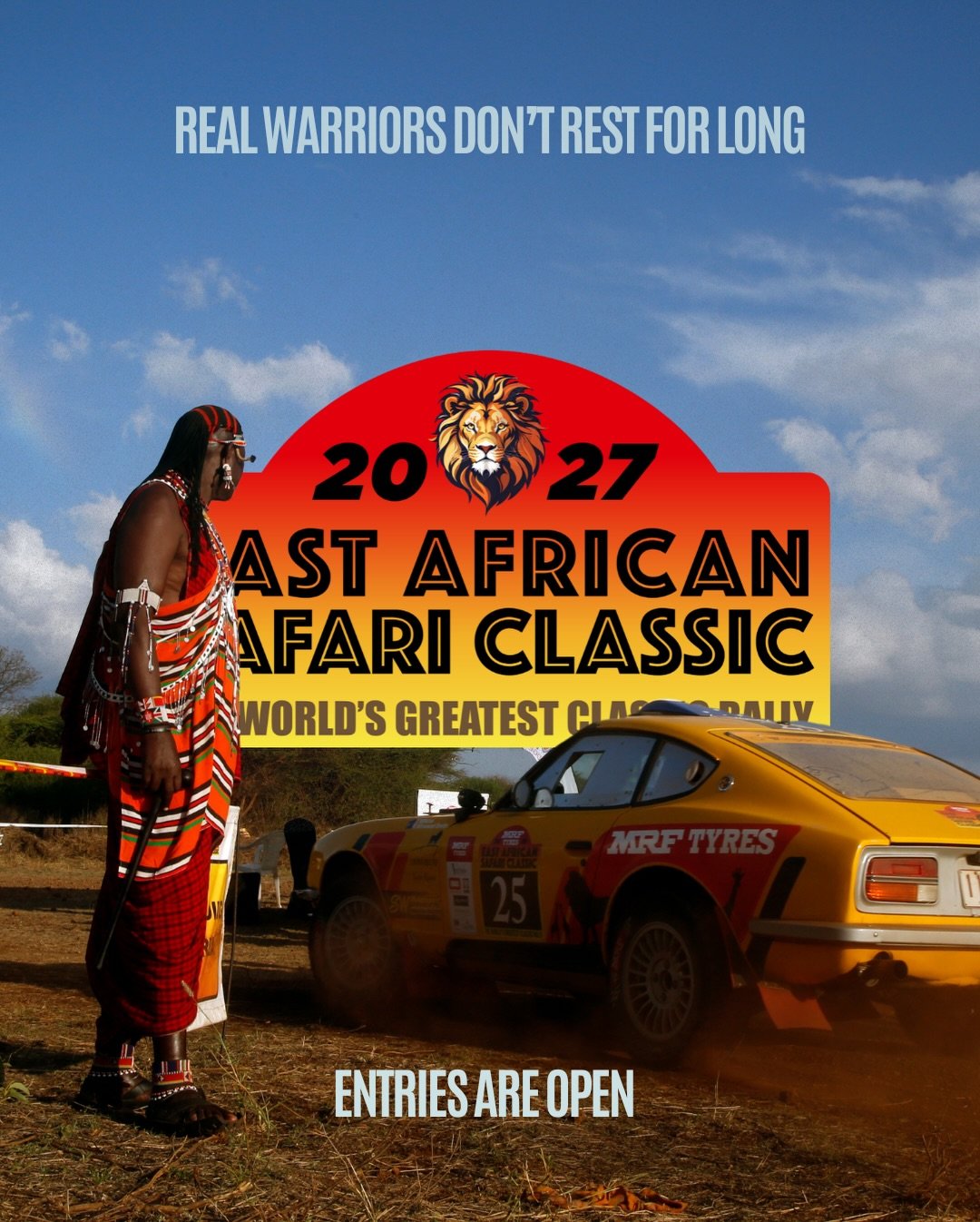 🚨entries are OPEN for the 2027 East African Safari Classic🚨

Limited to just 50 spaces, don&rsquo;t miss out. 

#TwendeClassic