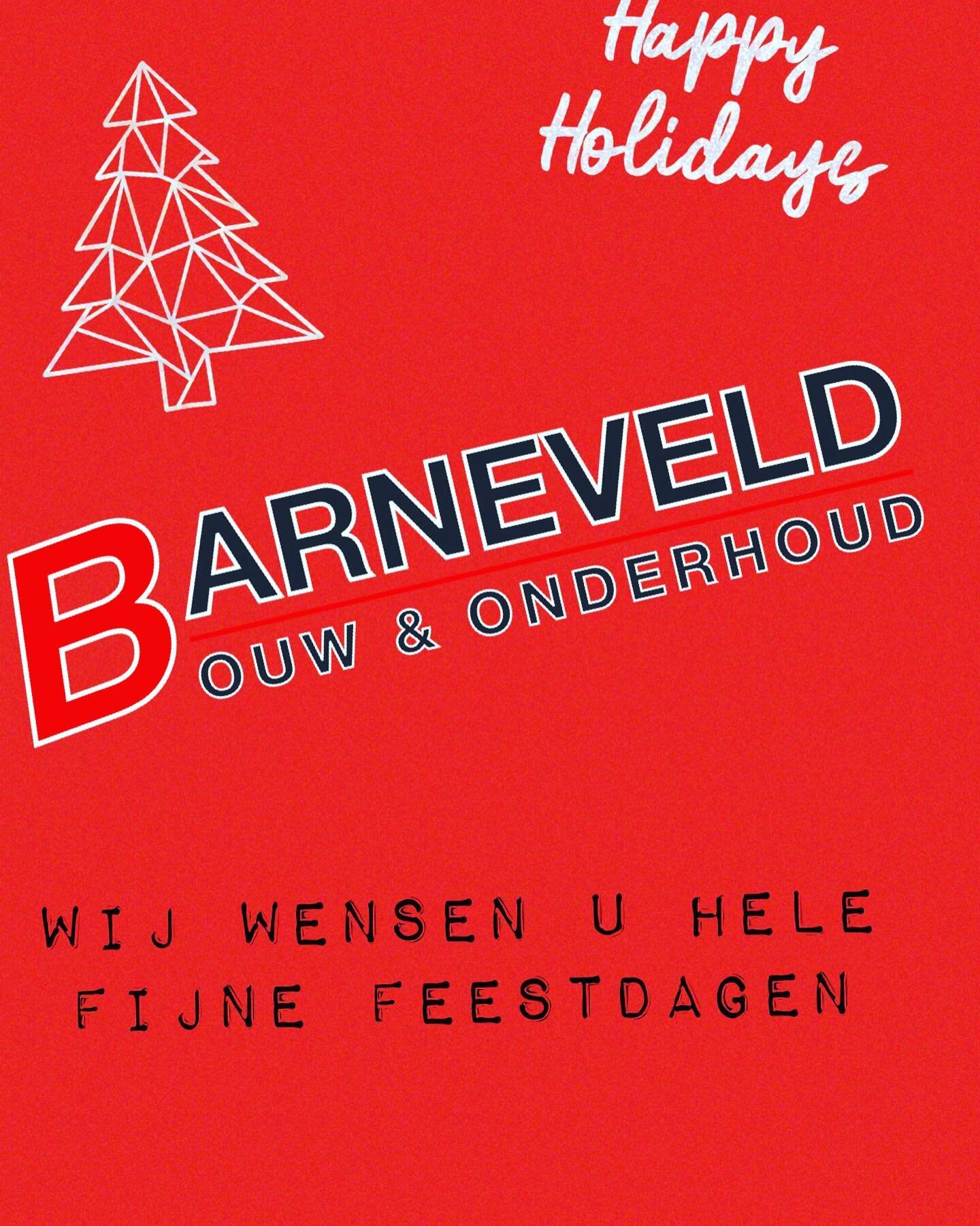 Hele fijne feestdagen.. Wij gaan ook even van onze wel verdiende vakantie genieten! We zien jullie heel erg graag in het nieuwe jaar 🎄🎅🏼