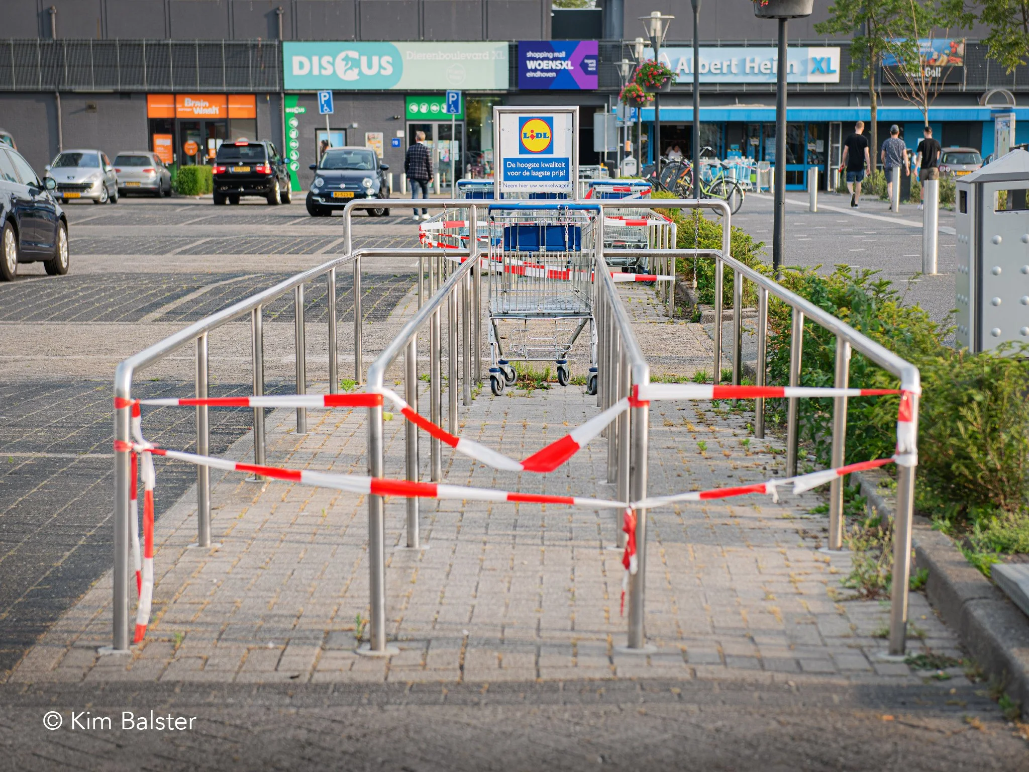 Shopping cart is a risk of infection / Eindhoven