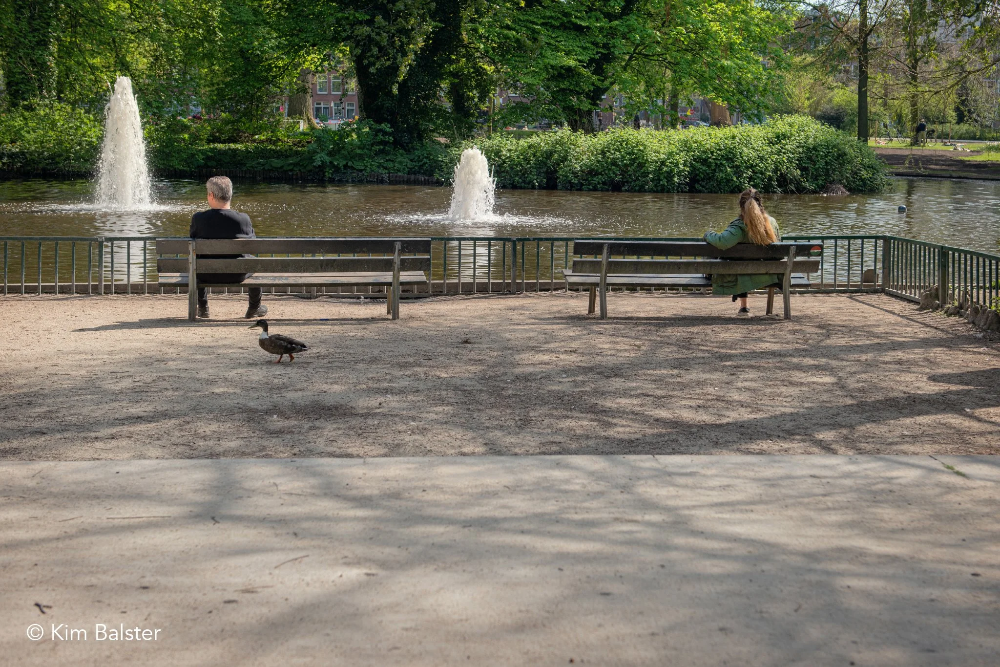 1,5 meter distance / park / Amsterdam