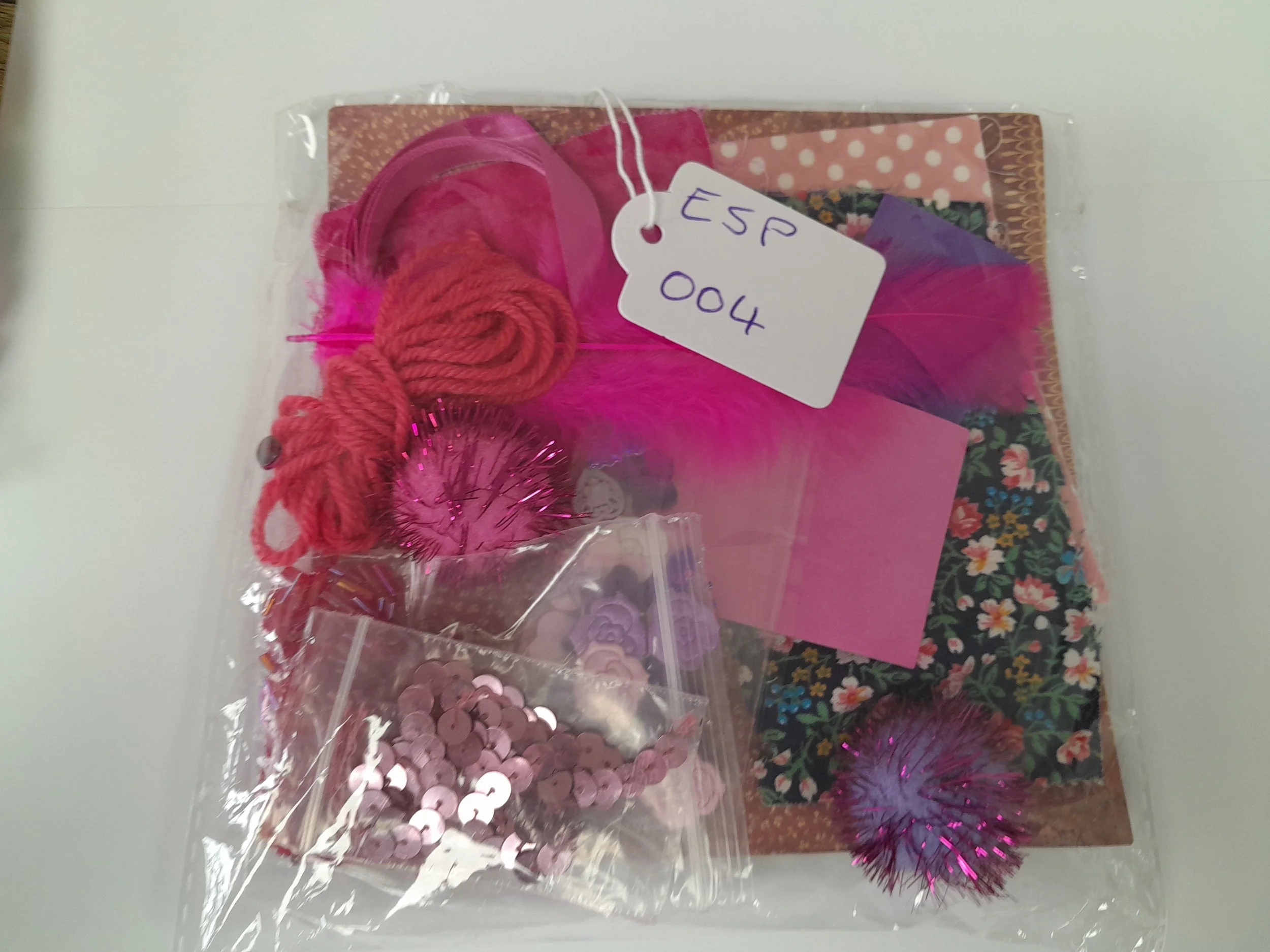 Embellishment Pack Small Pink/Purple