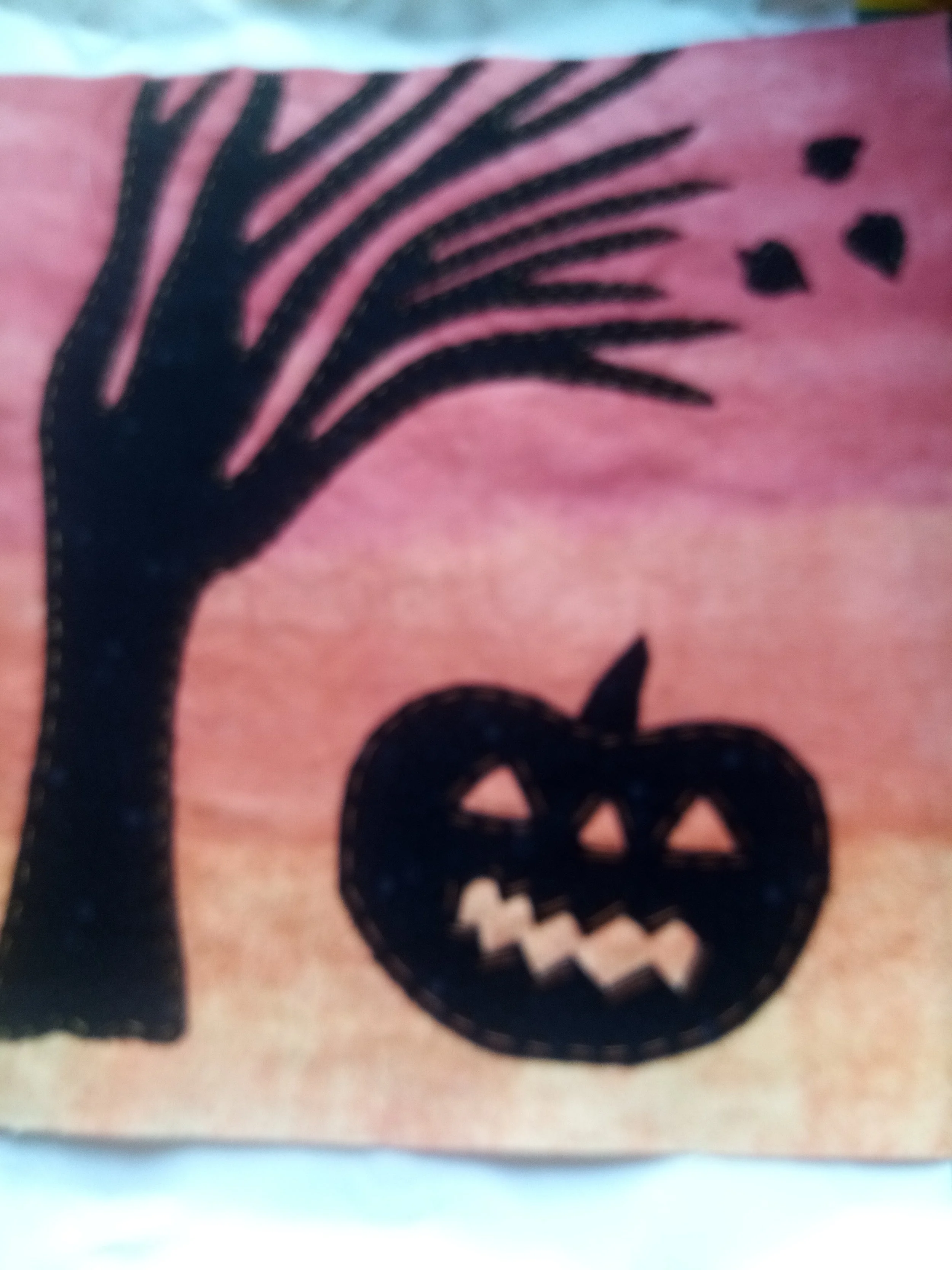Autumn themed Quilt Square