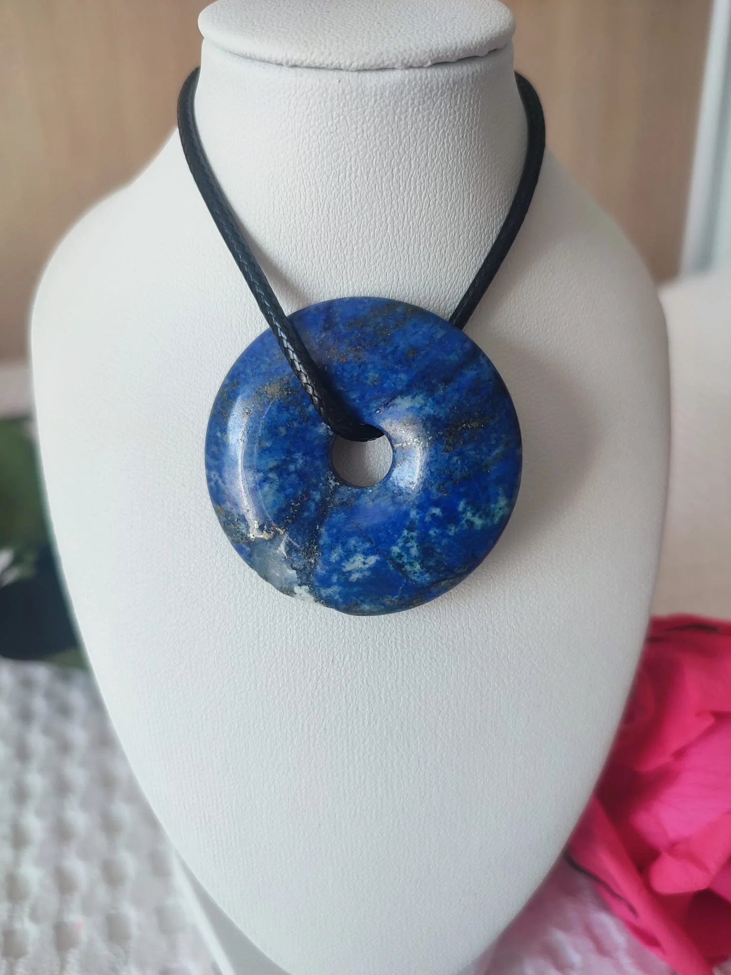 Pendentif donut Lapis Lazuli