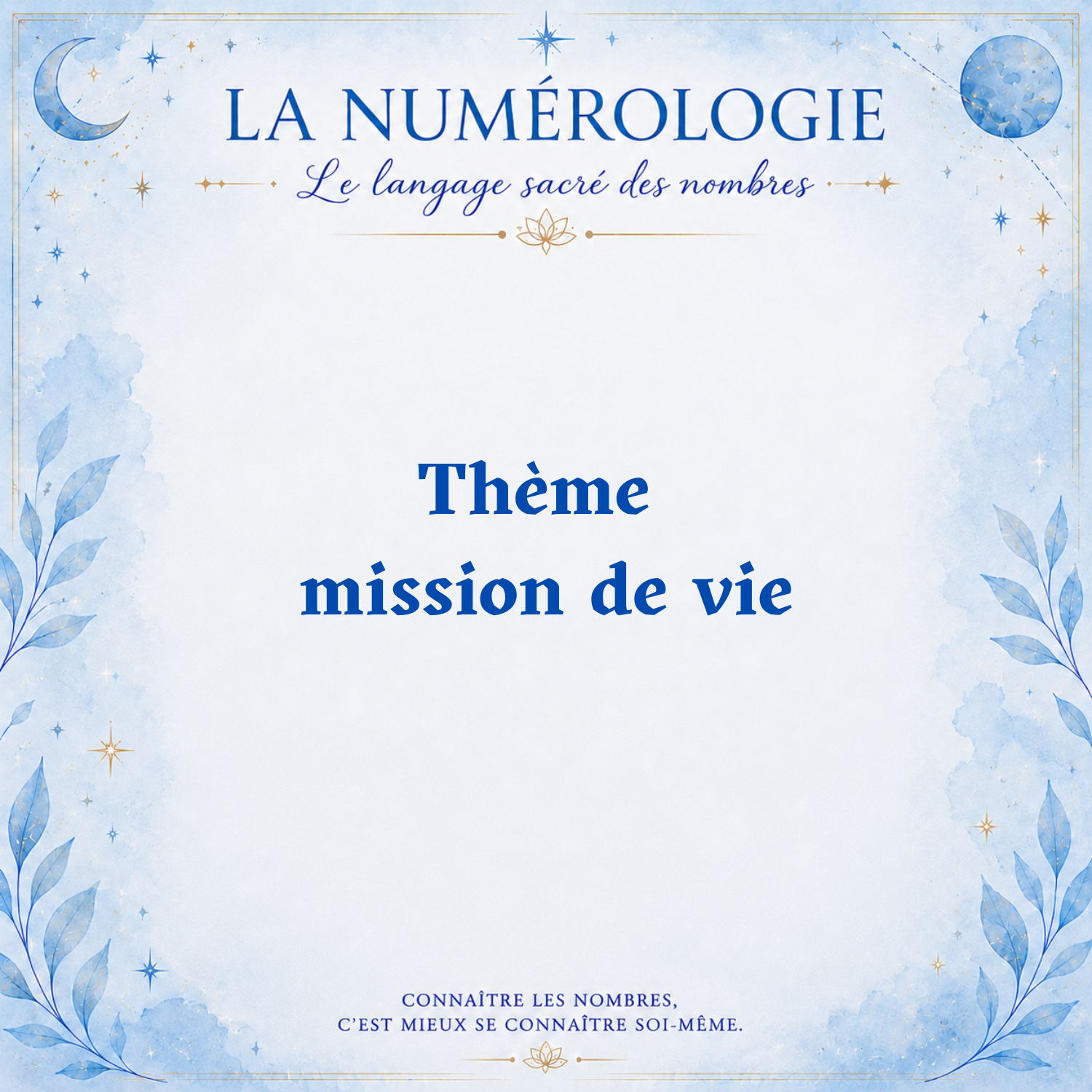 Thème mission de vie