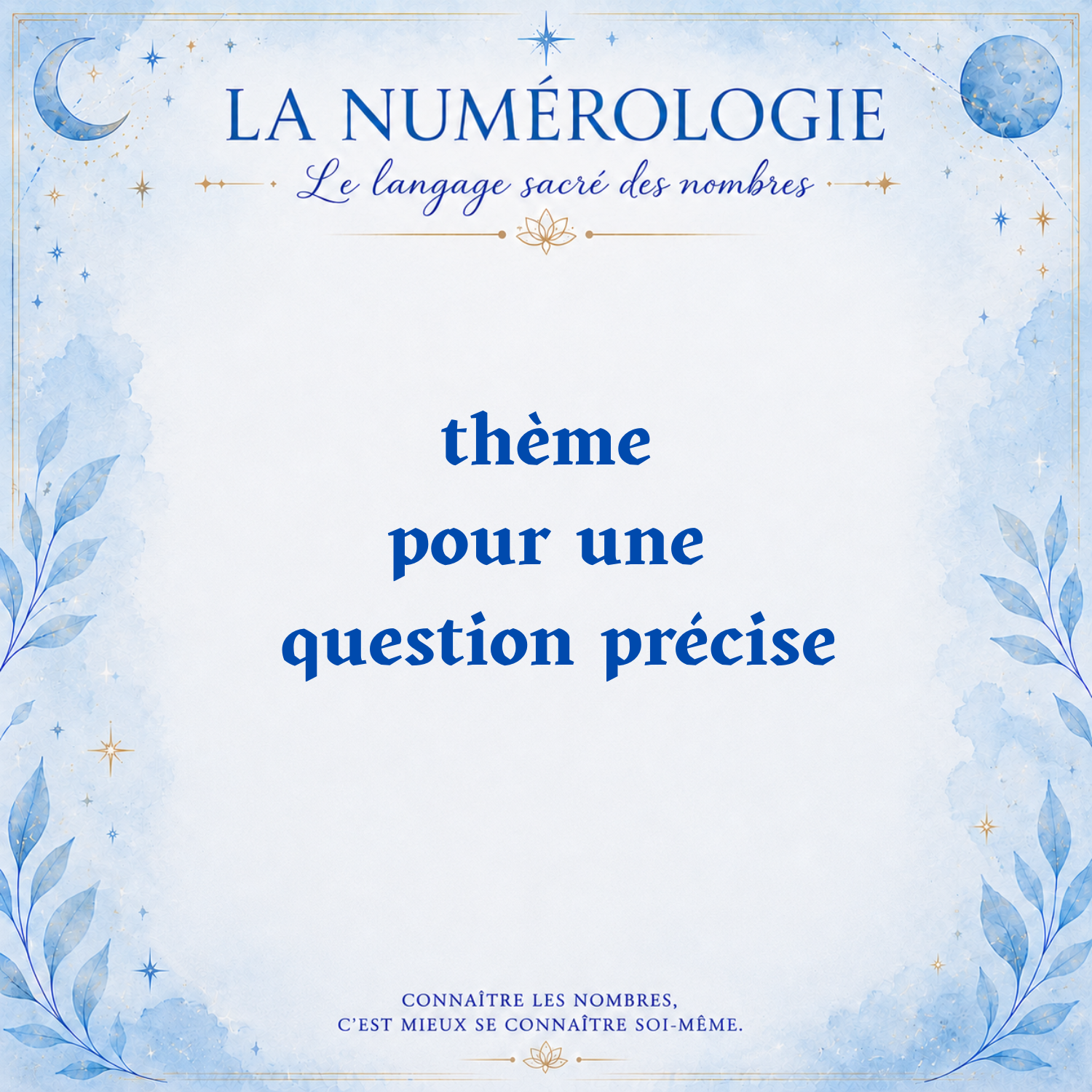 Thème pour une question précise