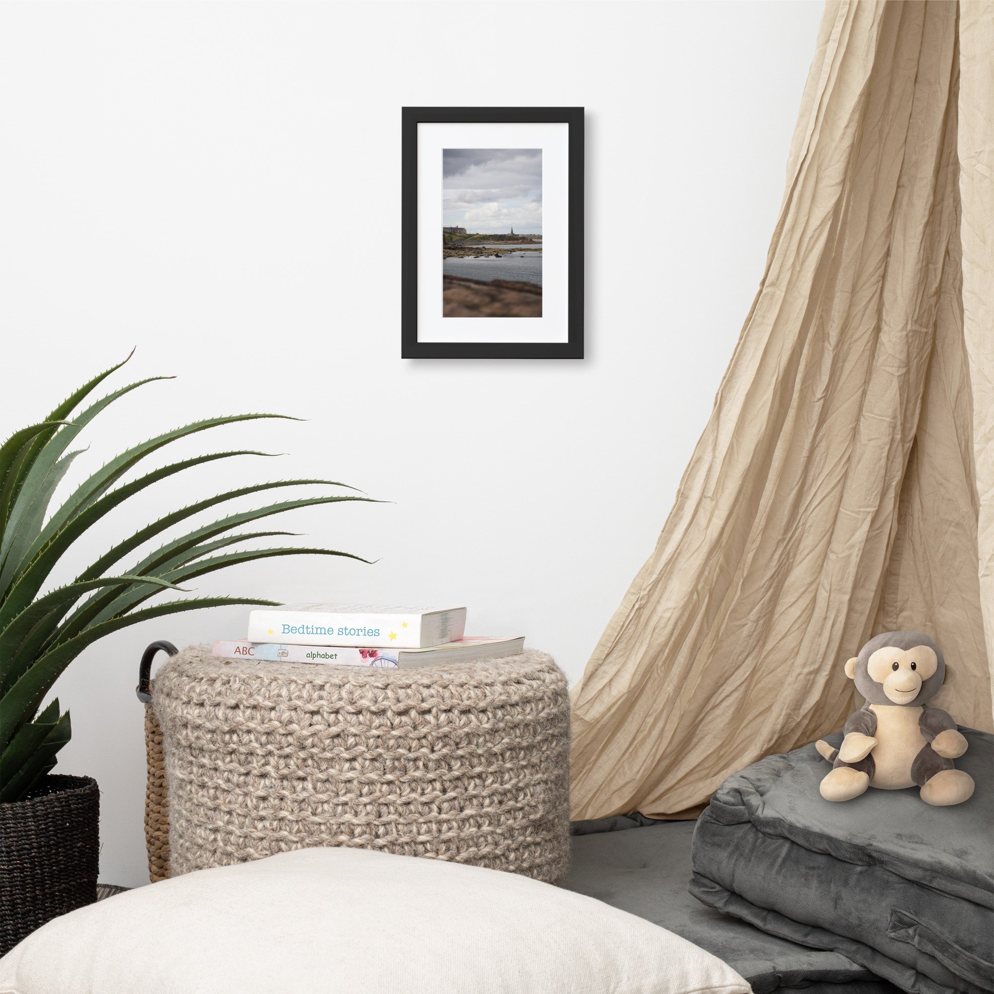 The North Coast | The Fusion Black Frame | 21 × 30 cm (8,3" x 11,7")