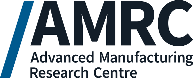 Logo of the AMRC with the text 'Advanced Manufacturing Research Centre' underneath.