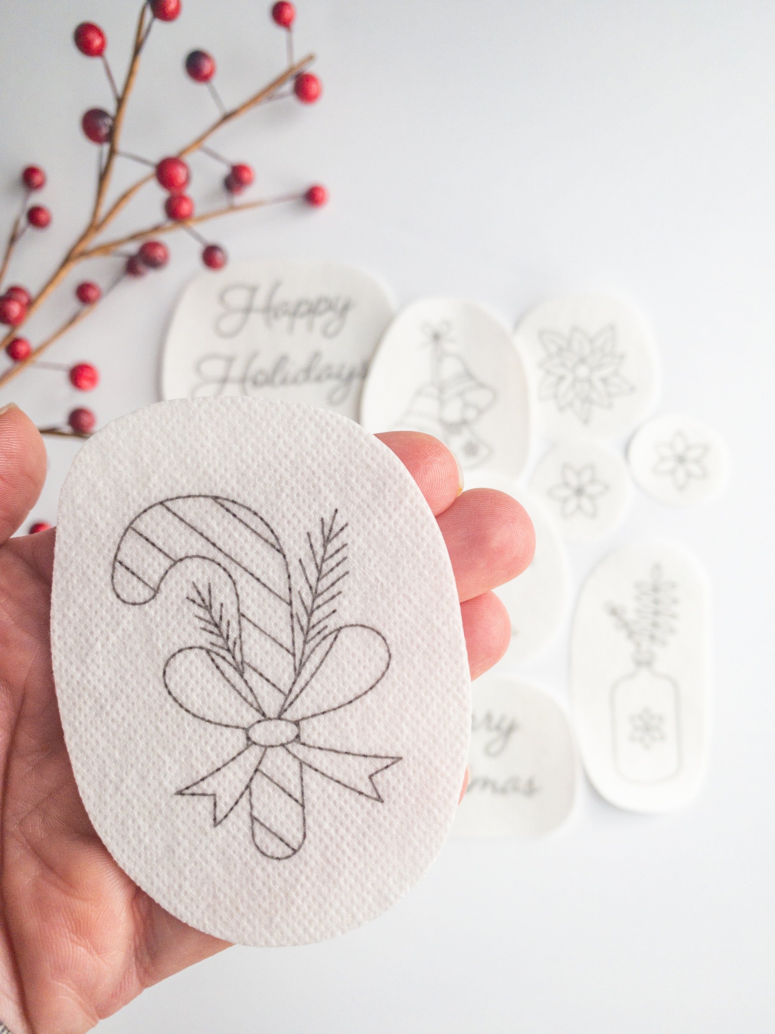 20 Christmas Stick and Stitch embroidery patterns – Little Dear Shop