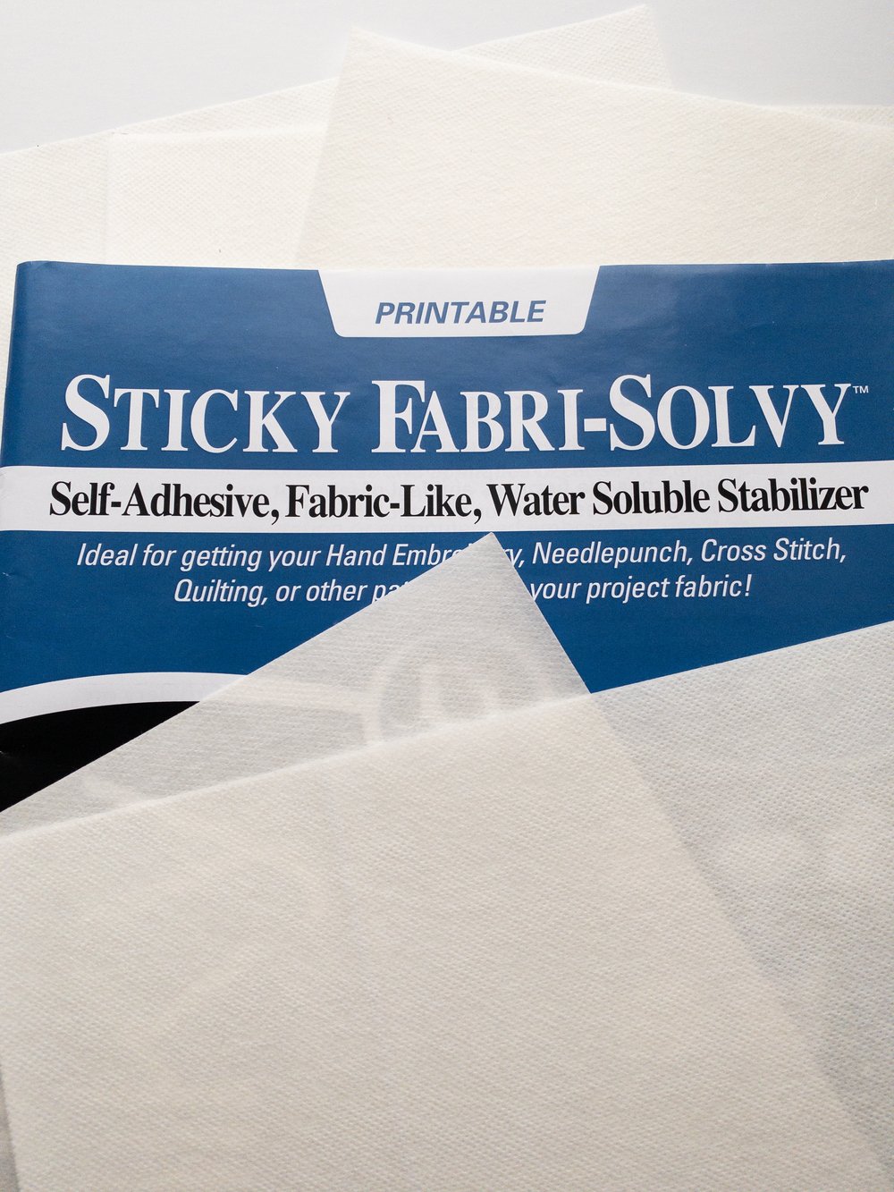 Printable, Water-Soluble Sulky Fabri-Solvy