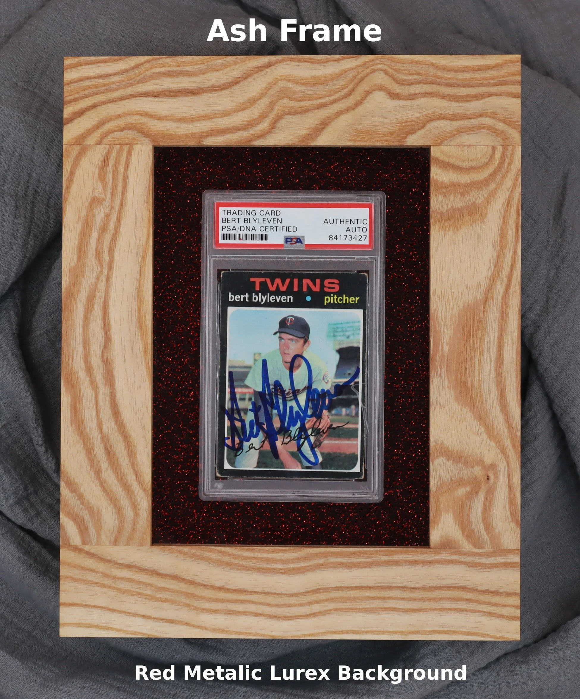 Custom Ash Frame for Slabbed & Raw Trading Cards | PSA, SGC, Beckett ...
