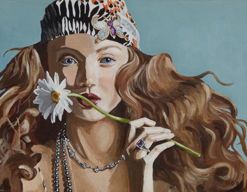 Hippie Chic - 14x11 Oil on Panel - SFG 2008.jpg