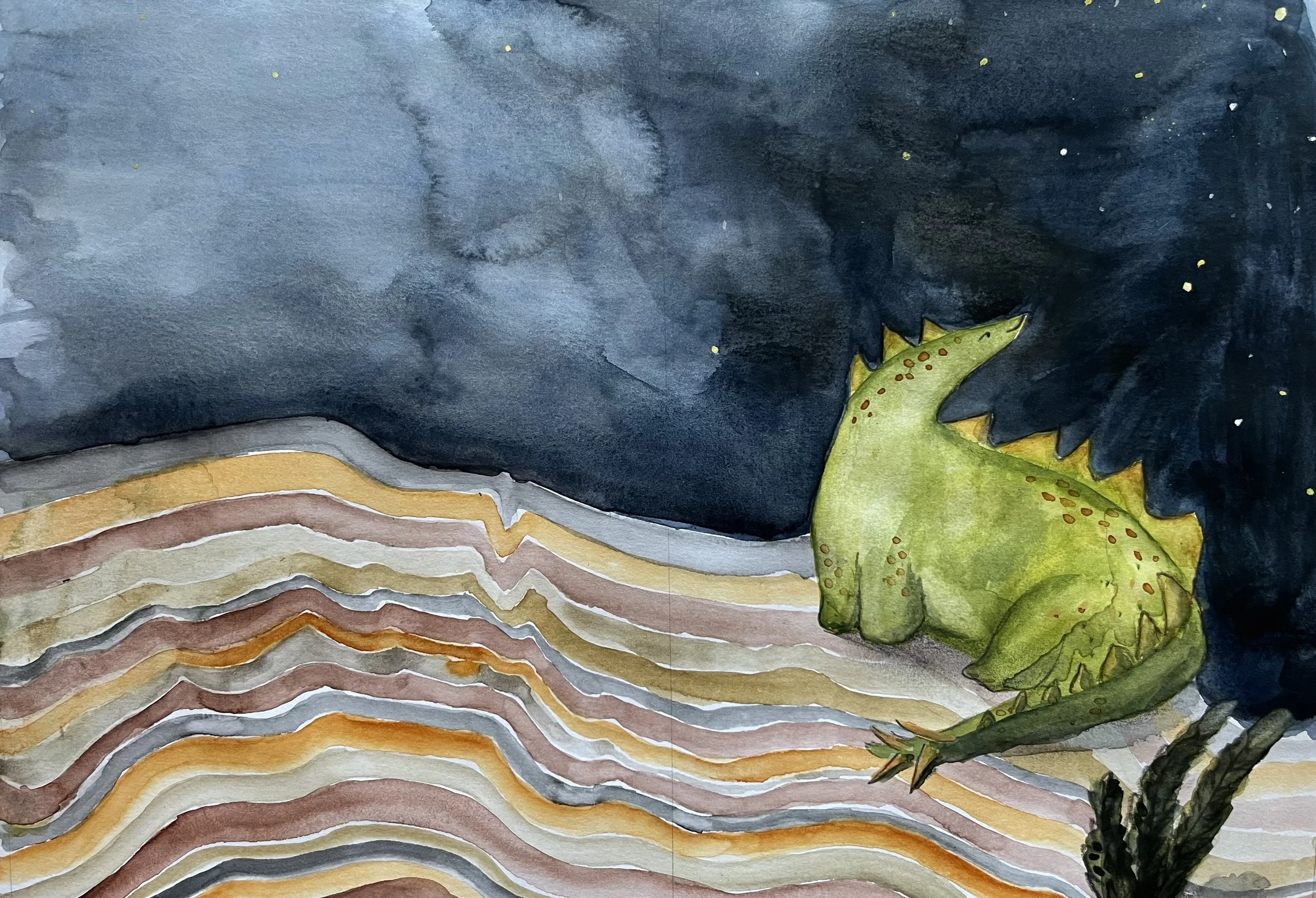 These rocks are older than dinosaurs. 