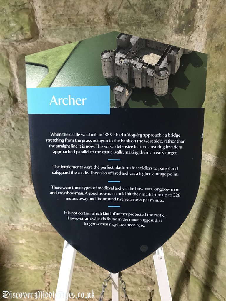 Bodiam Castle Archer Sign