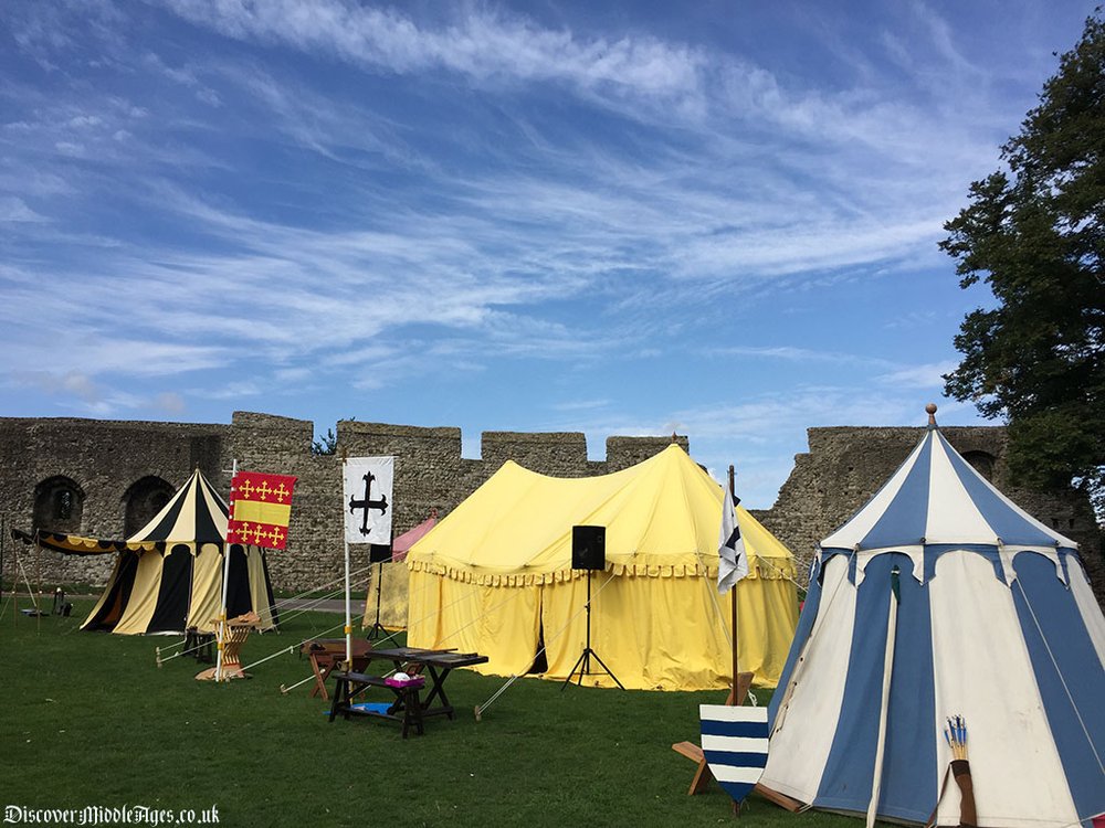 Rochester Castle Tents