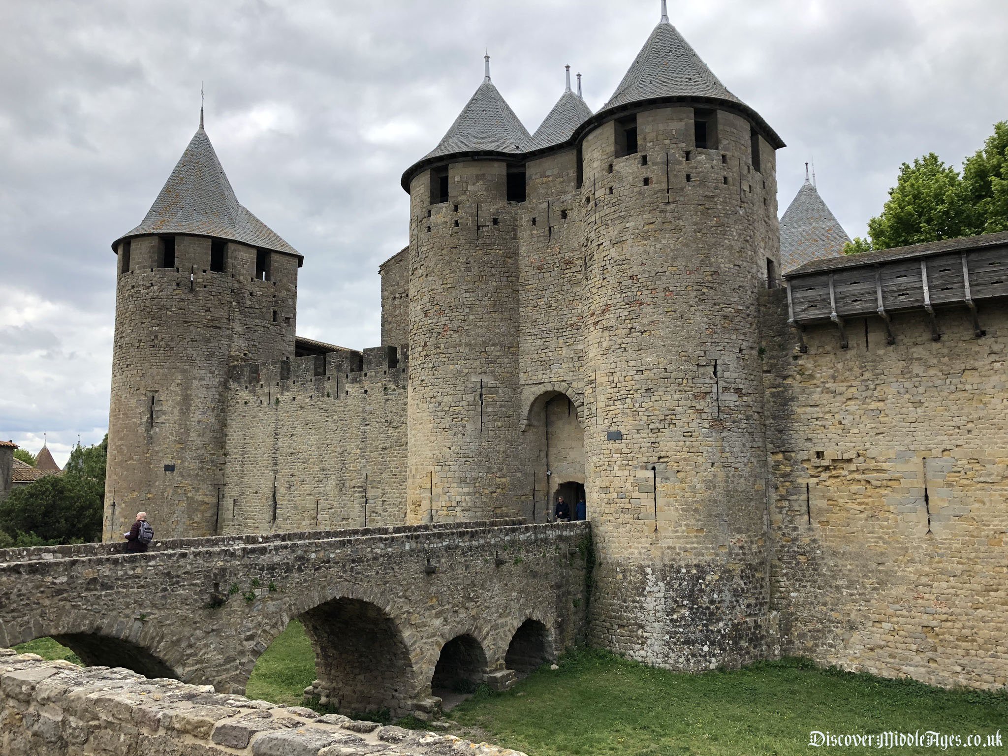 Carcassonne Castle Chateau Bridge