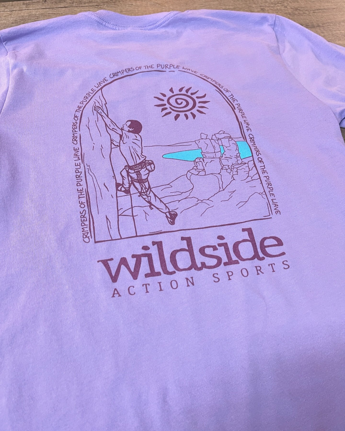 A closer look at one of the color ways we printing for @wildsideactionsports! #screenprinting #properprints #properthread
