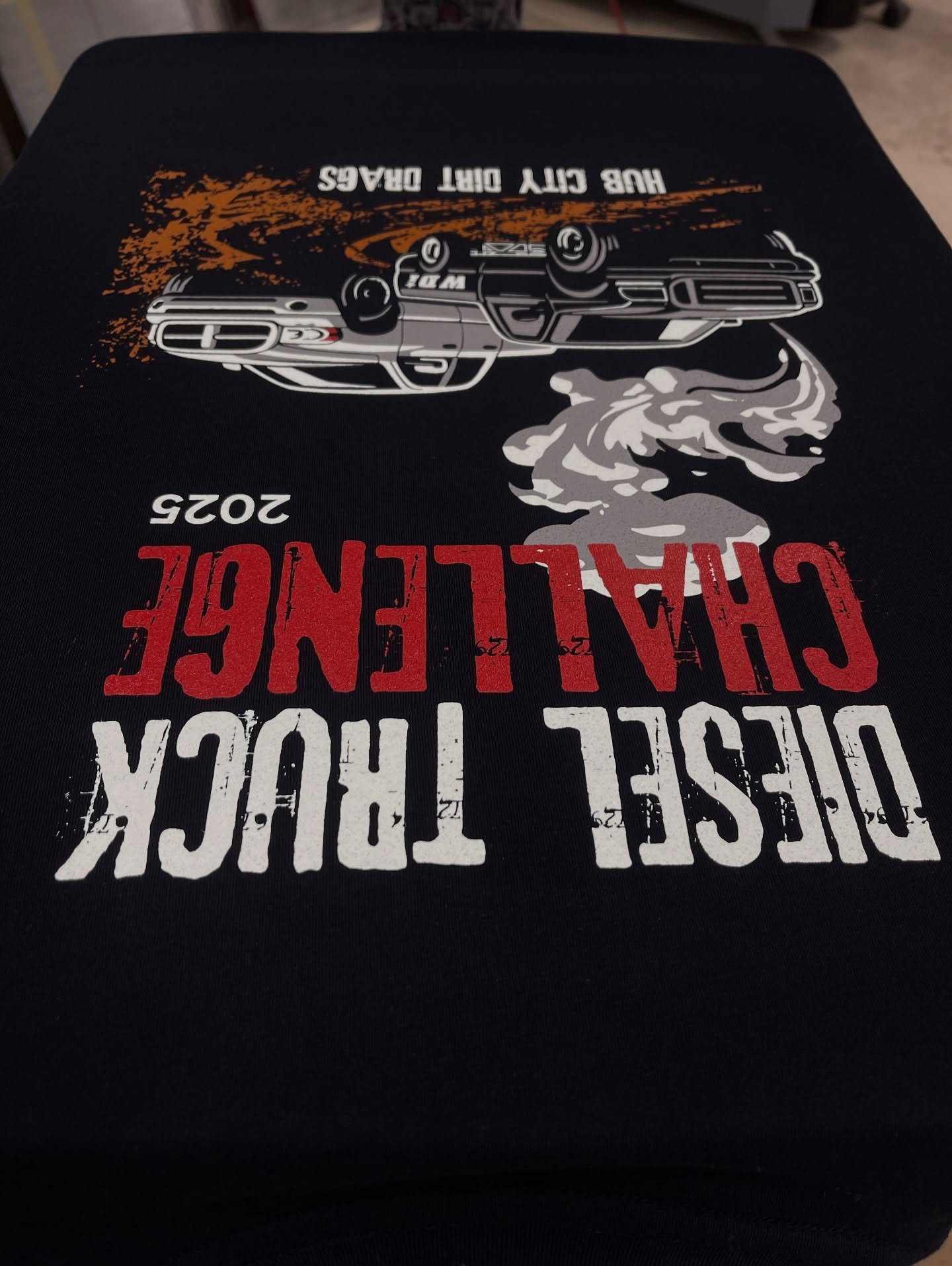 This was a fun one! Shout out to @hubcitydirtdrags for letting us print some awesome merch. See you next spring! #hubcitydirtdrags #screenprinting #properprints #sewproper #properthread