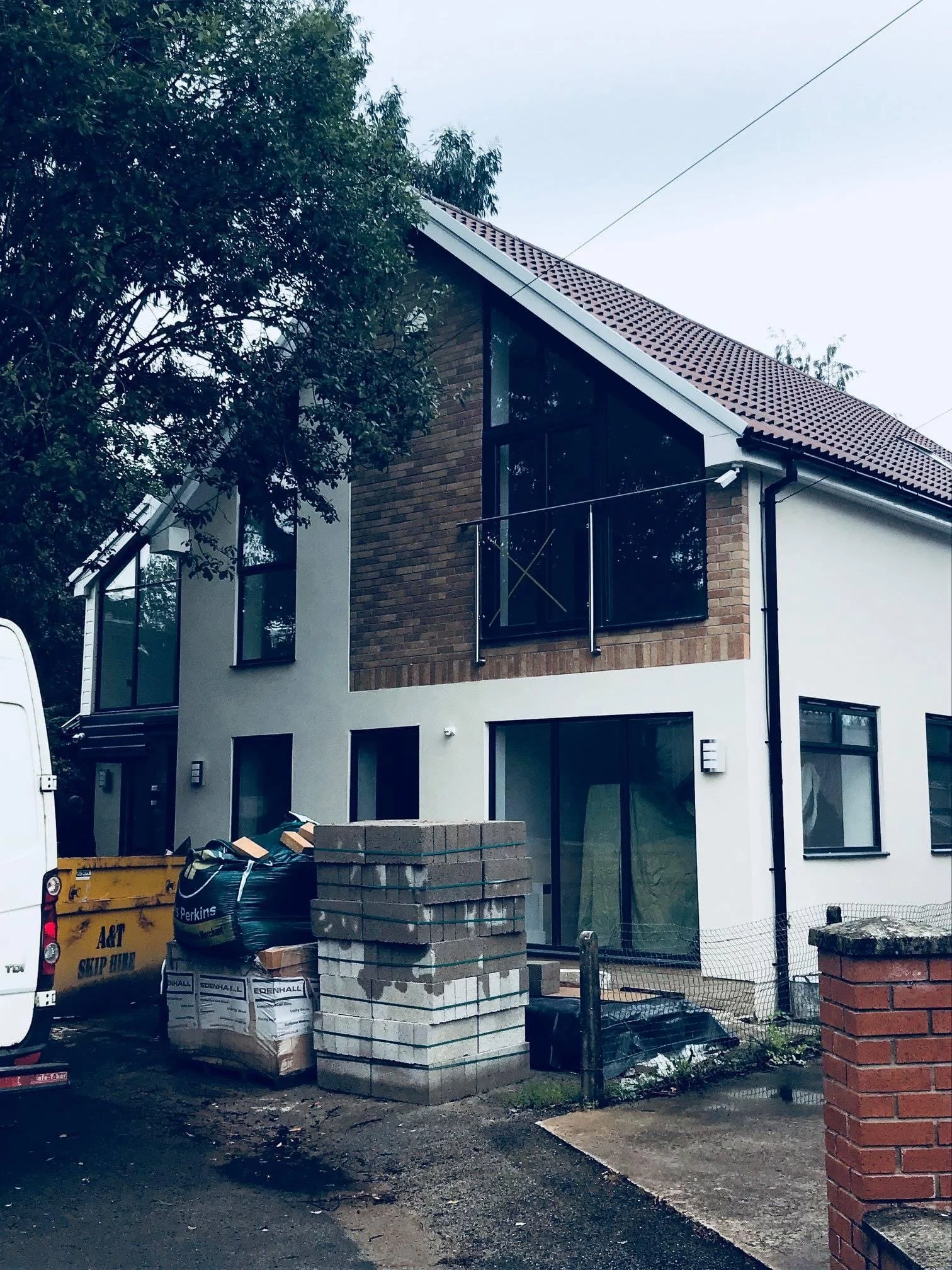 New build in Cyncoed, Cardiff