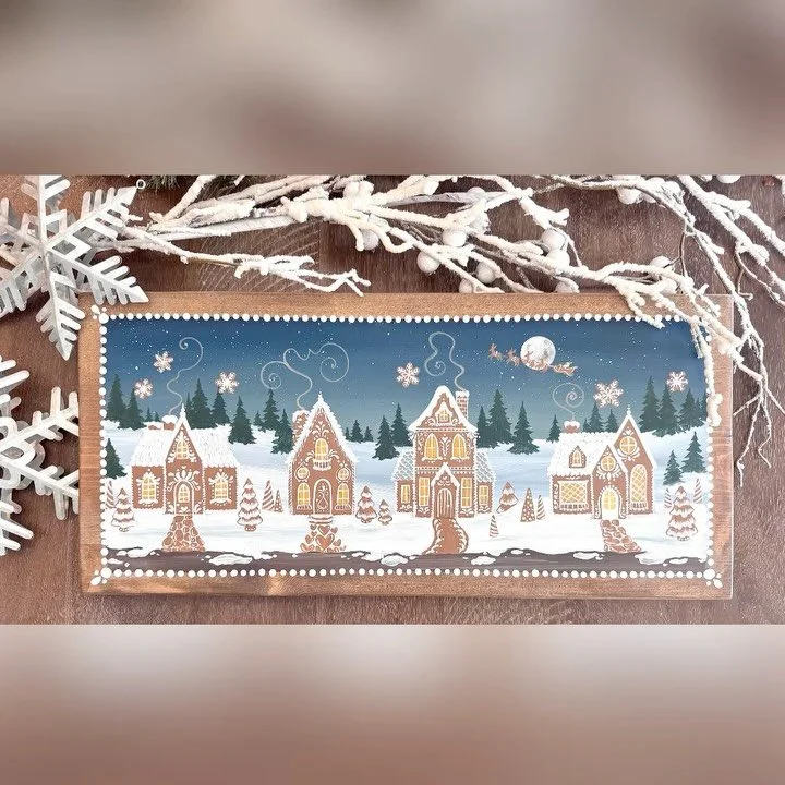 The Gingerbread Village, Reimagined β¨!! I wanted to make a few changes to last year’s gingerbread village so here is my newest release in all its frosted cookie glory! Even Santa got dressed up for the occasion π₯°π
πΌ…. Coming to the sho