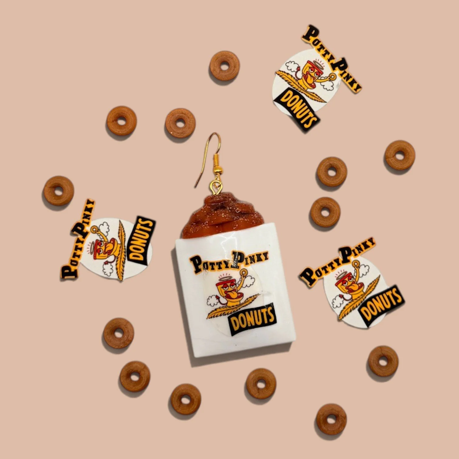 Mini Donut Earrings!