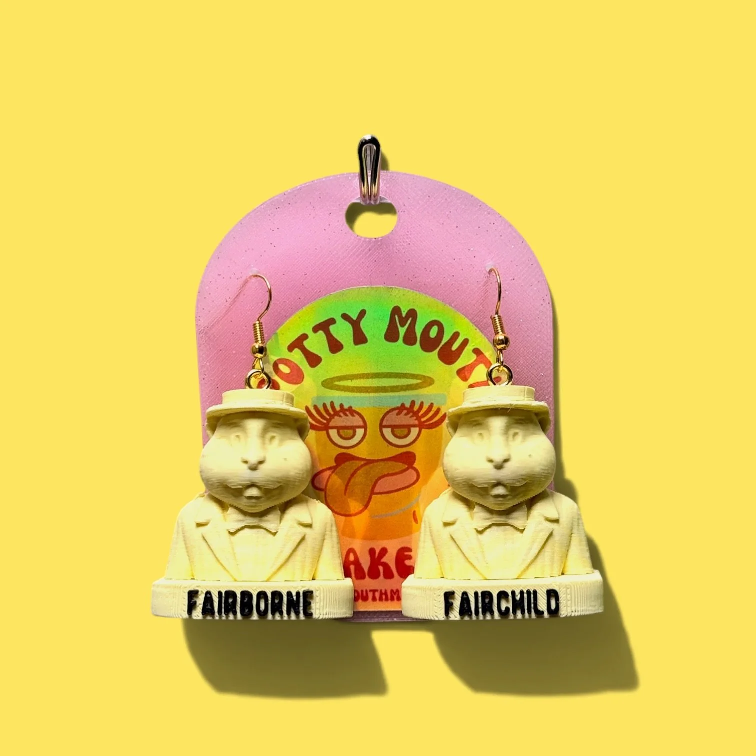 The Brothers Fair - Minnesota State Fair Mascot Butter Earrings