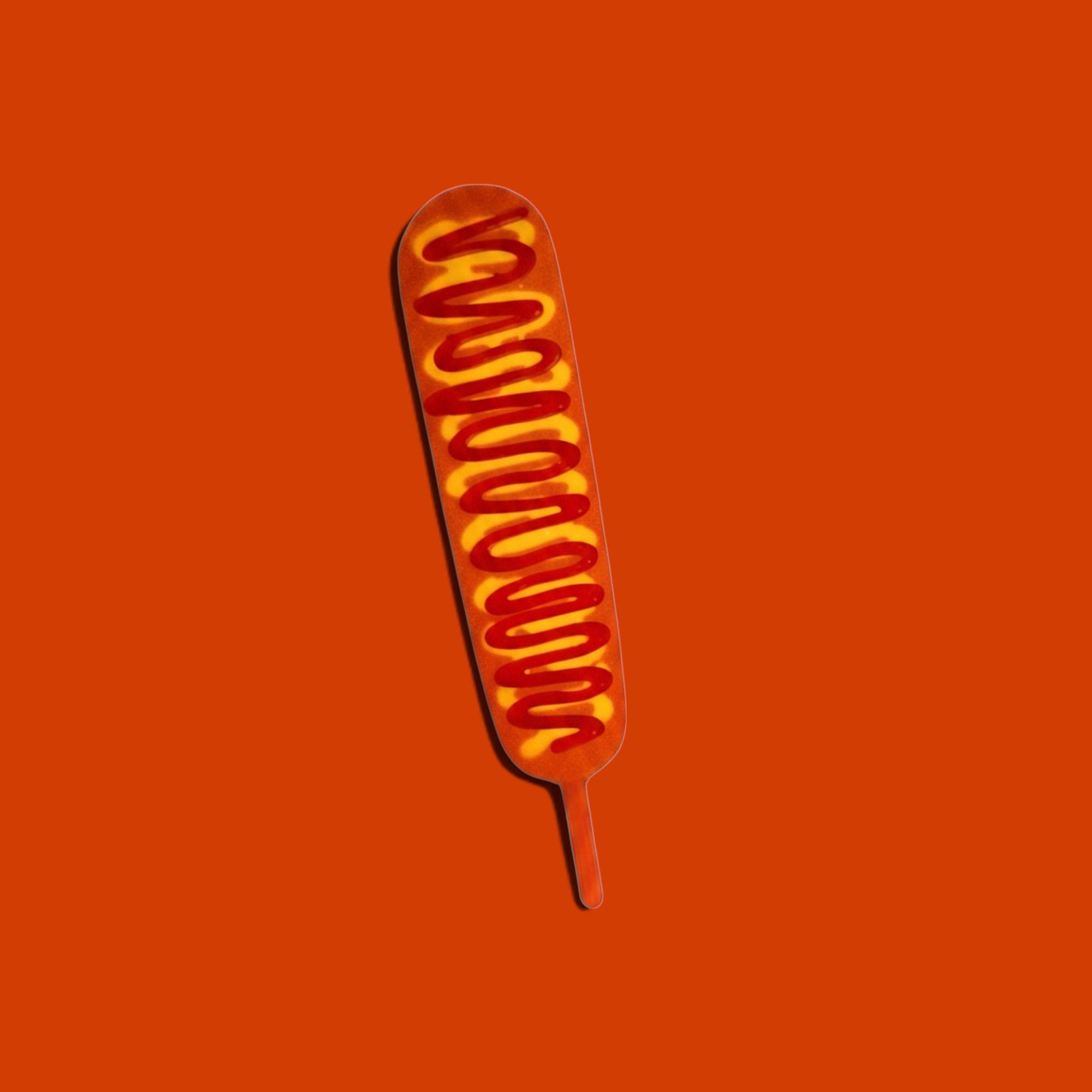Corn Dawg Hair Clip