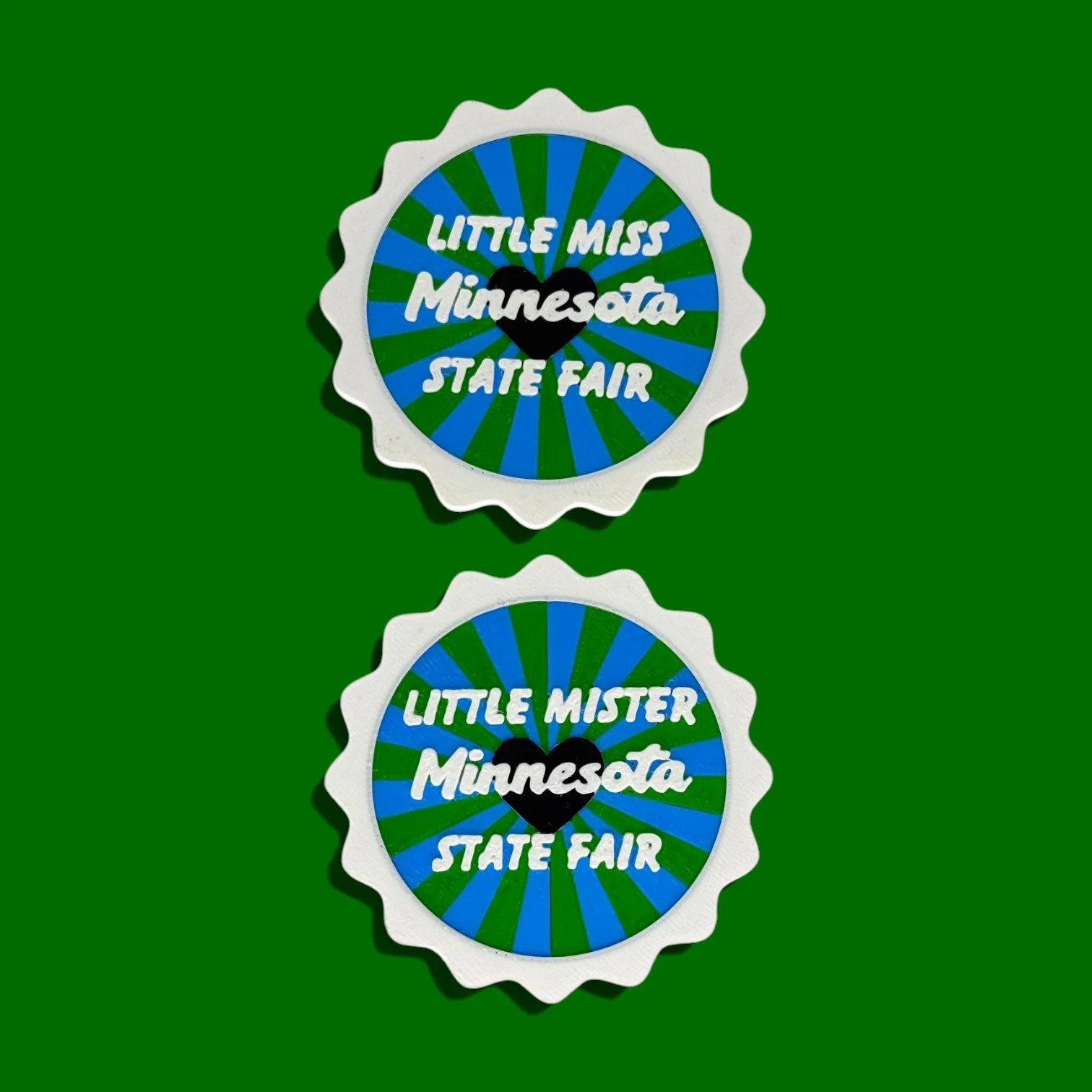 Little Miss and Mister Minnesota State Fair Pins