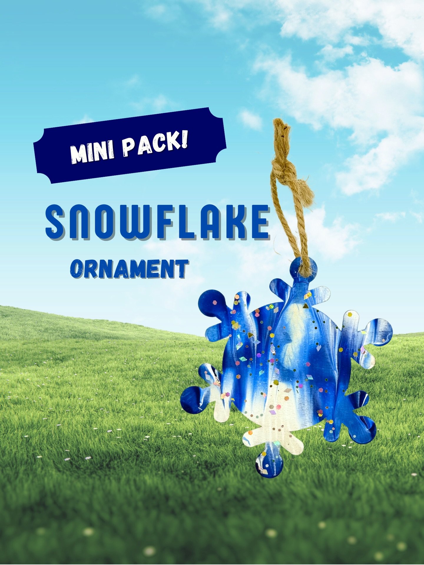 ❄️ The Snowflake Mini Pack! 🎨
 COMMENT &ldquo;SNOWFLAKE&rdquo; &amp; we&rsquo;ll DM you the link

This adorable mini kit is perfect for gifting, stocking stuffers, and adding a little winter magic to your tree.

The Snowflake Mini Pack includes:
 💙
