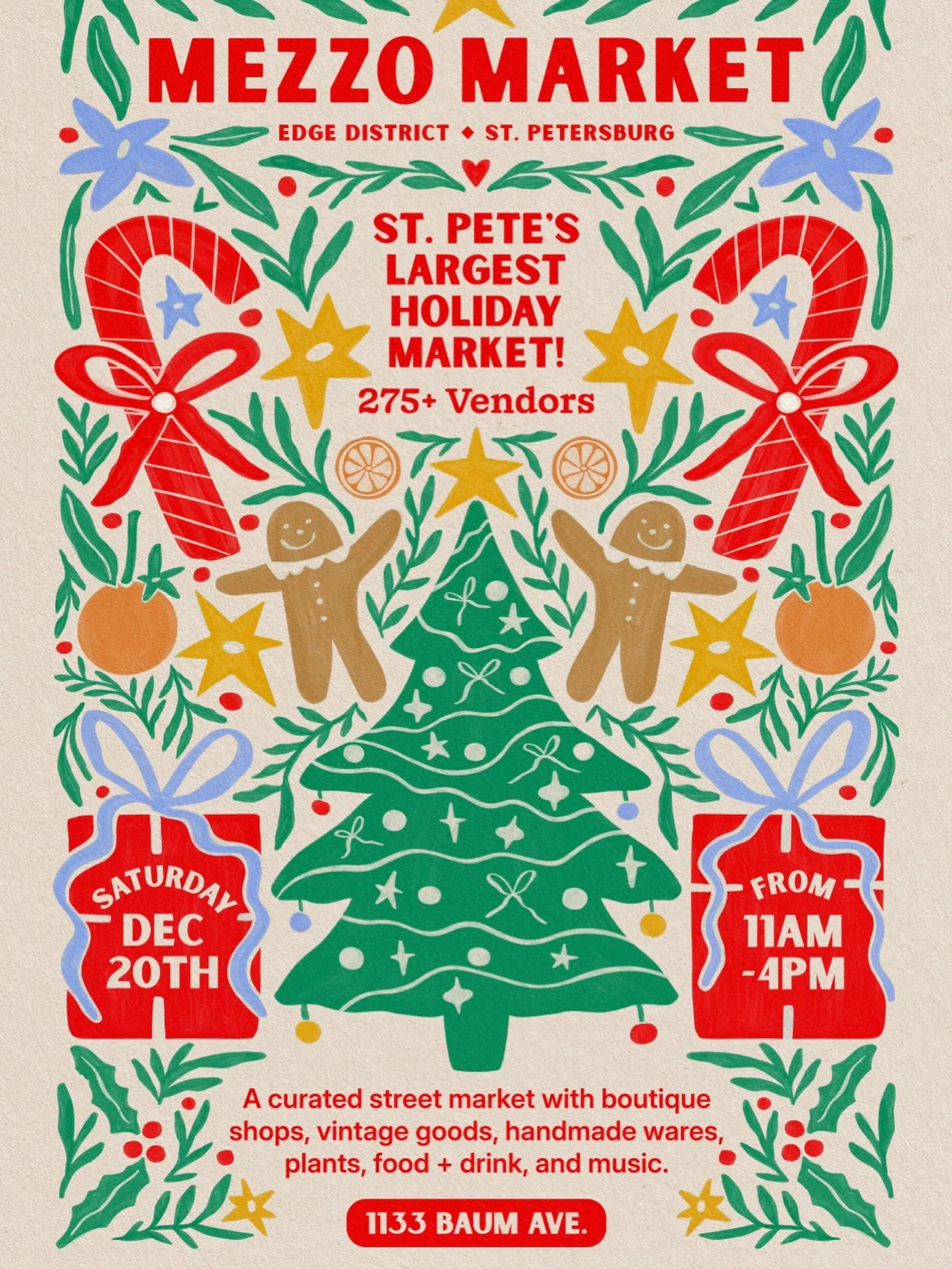 Come find us at @mezzomarket (behind bar mezzo ish) for our LAST pop-up market!! 🎄❄️

Last one, best one - see you all there!