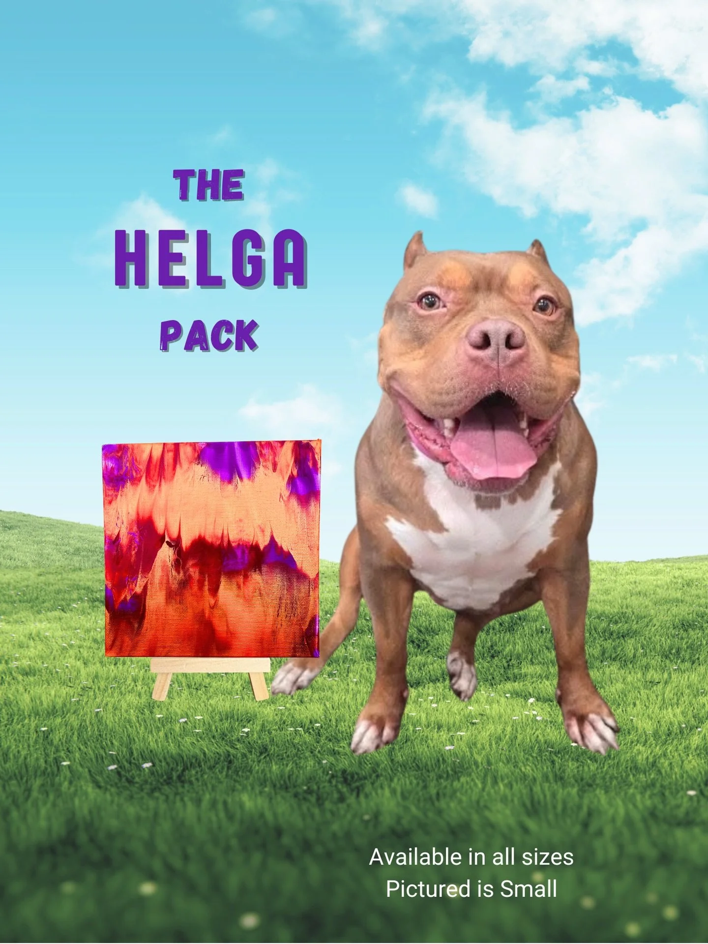 🐾 The Helga Pack is here! 🎨
COMMENT &ldquo;Helga&rdquo; &amp; we will DM the link

Meet Helga. 🧡 @adventures_of_helga_dog 
A resilient rescue who was found as a stray and brought to a local shelter after having puppies. Her family welcomed her hom