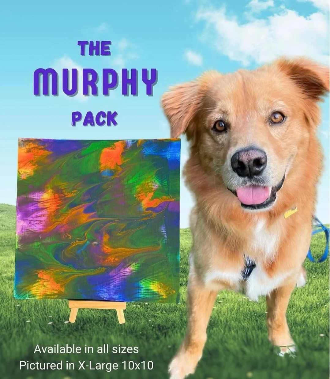 Bringing back one of our favorite Pawcasso packs 🎨🐾

The Murphy Pack! 

COMMENT &ldquo;Murphy&rdquo; &amp; we&rsquo;ll DM you the link 💌

Meet Murphy 🦴
A lovable rescue from Boston, MA who lives for city strolls, giant Lamb Chop toys, and cozy cu