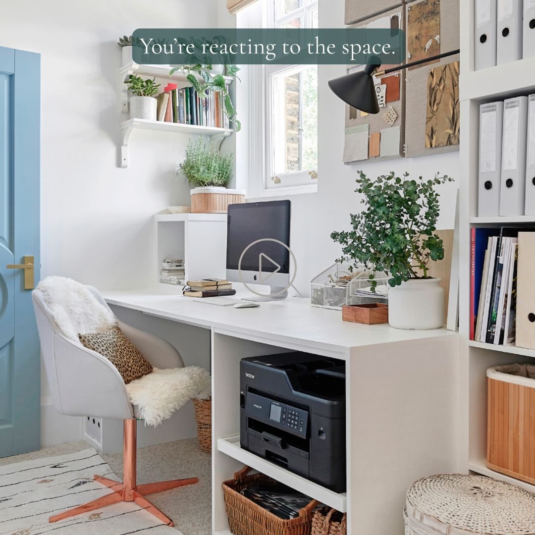 Home office workspace with compact layout and natural light supporting focus and clarity.