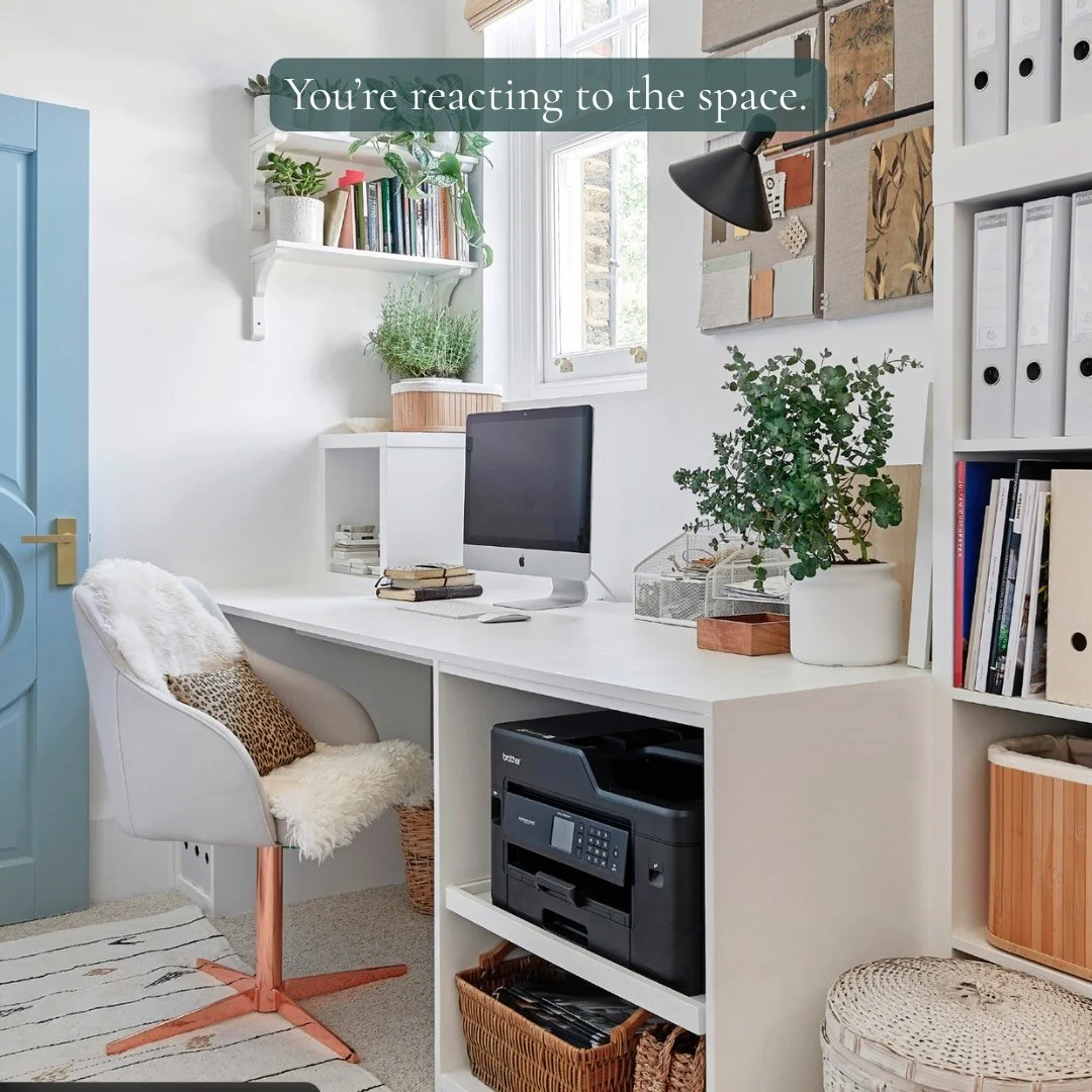 Home office workspace with compact layout and natural light supporting focus and clarity