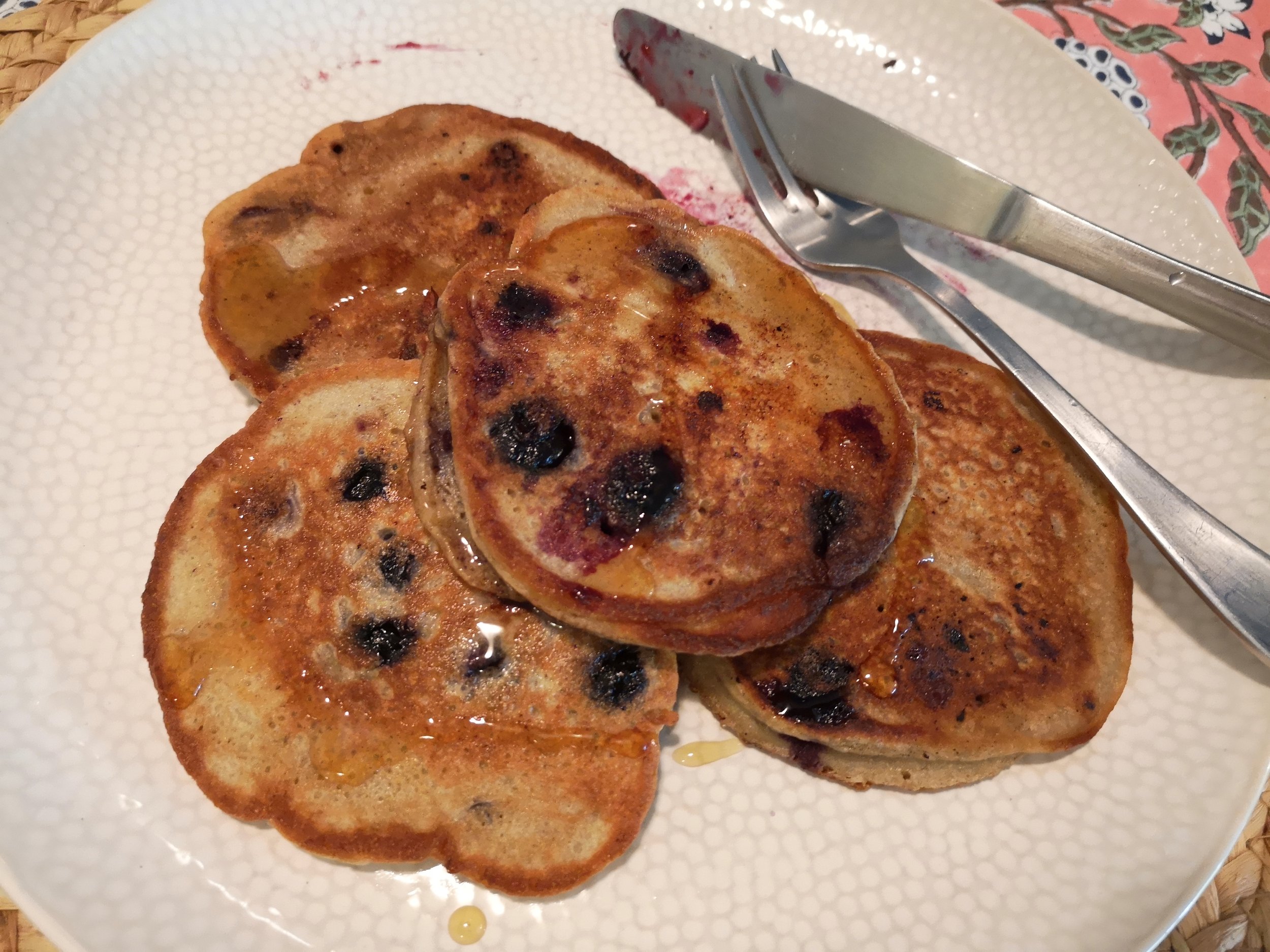 Cassava Pancakes with Banana