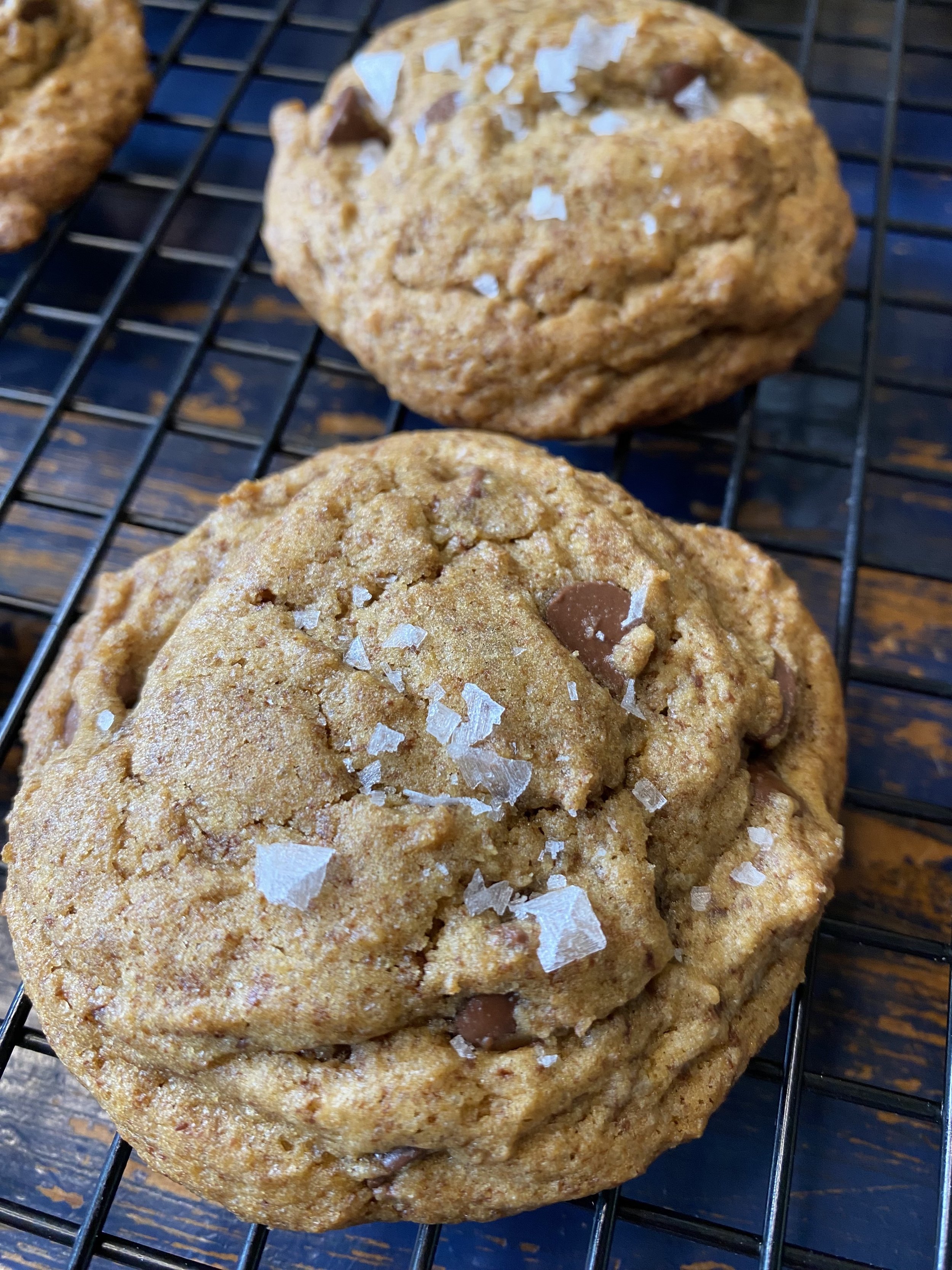 Salted Chocolate Chip Cookies