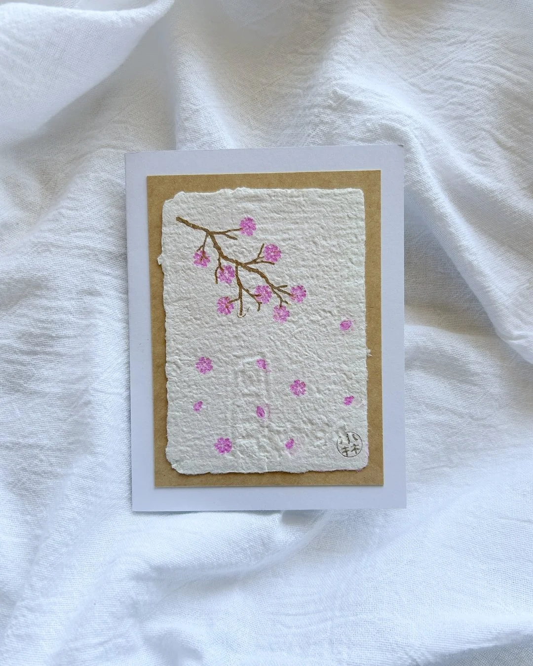 Sakura Branch Greeting Card (Miks & Mie)