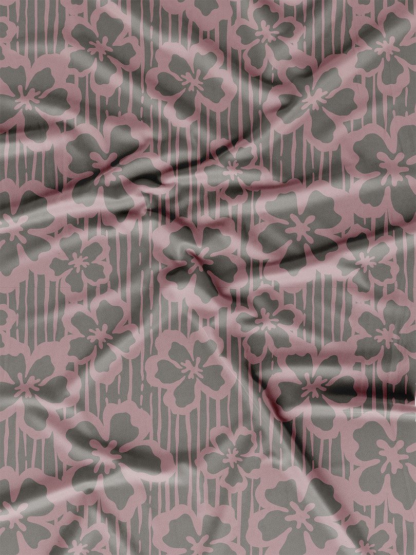 Pink/Gray - Pua Stripes Surface Pattern Digital Download