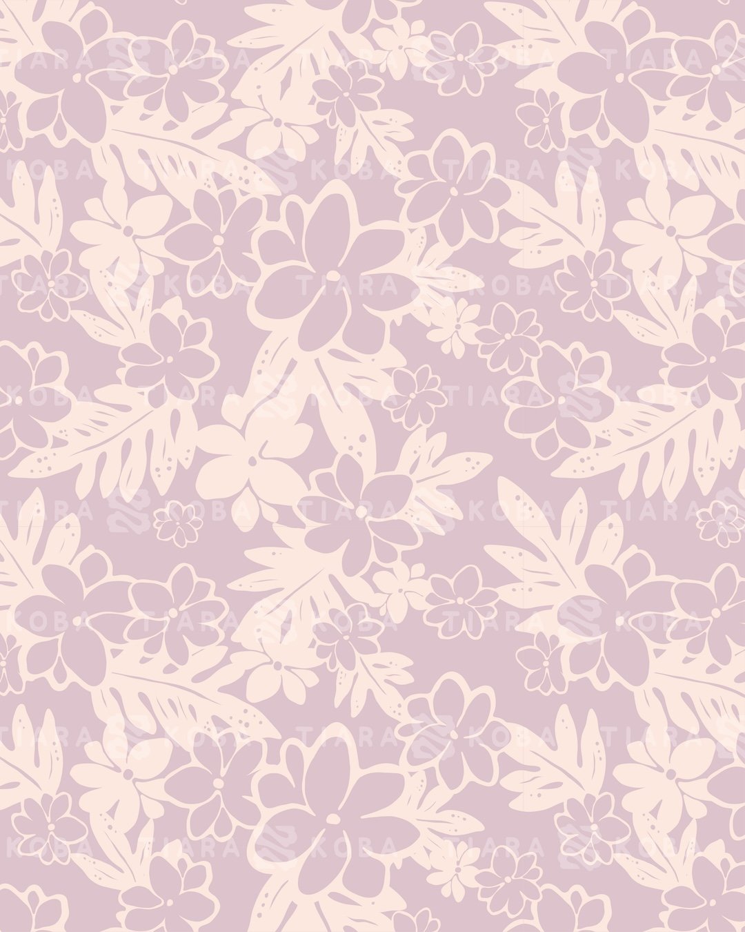 Wisteria - Laua'e Pikake Surface Pattern Digital File