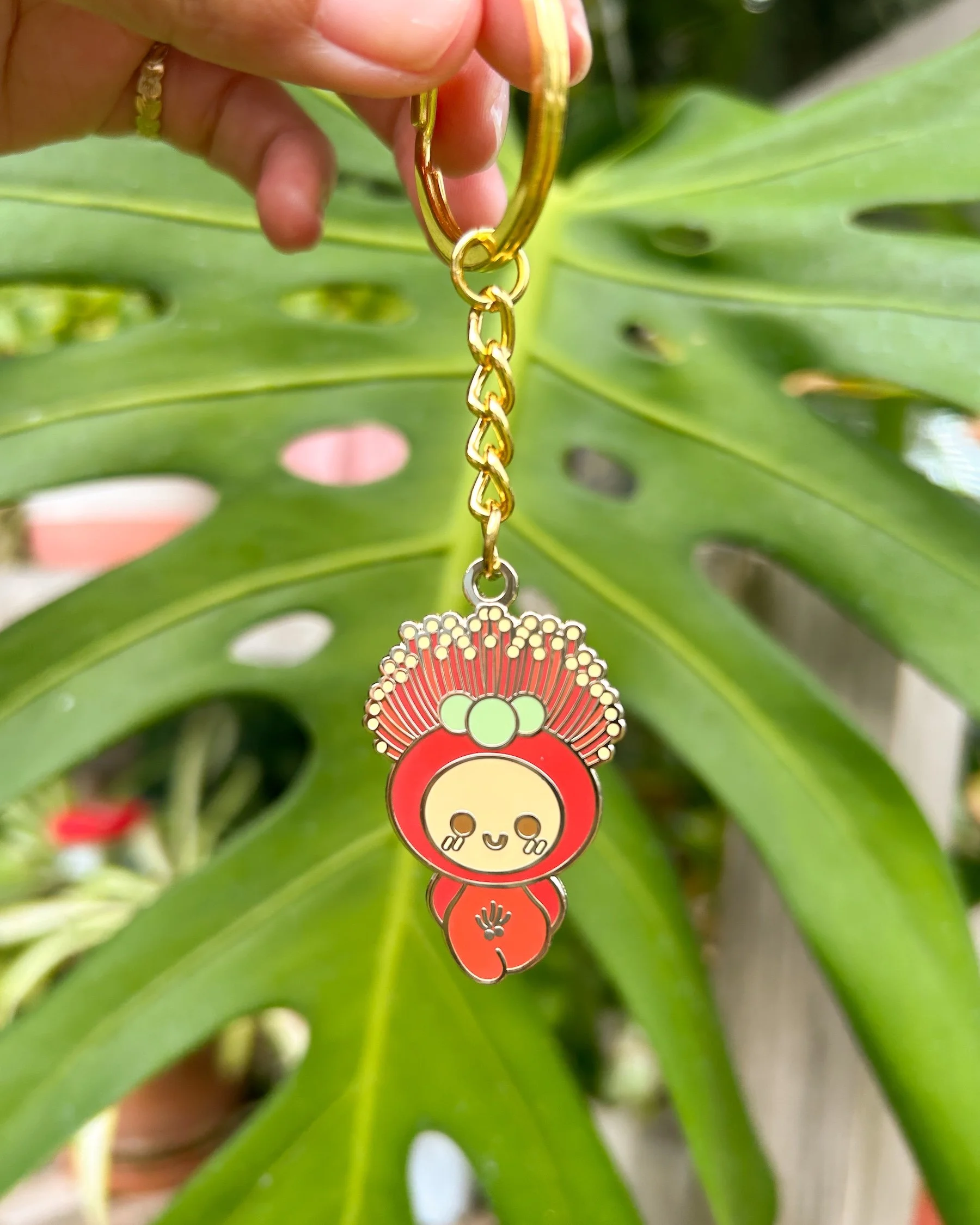 'Ohi'a Lehua Baby Keychain