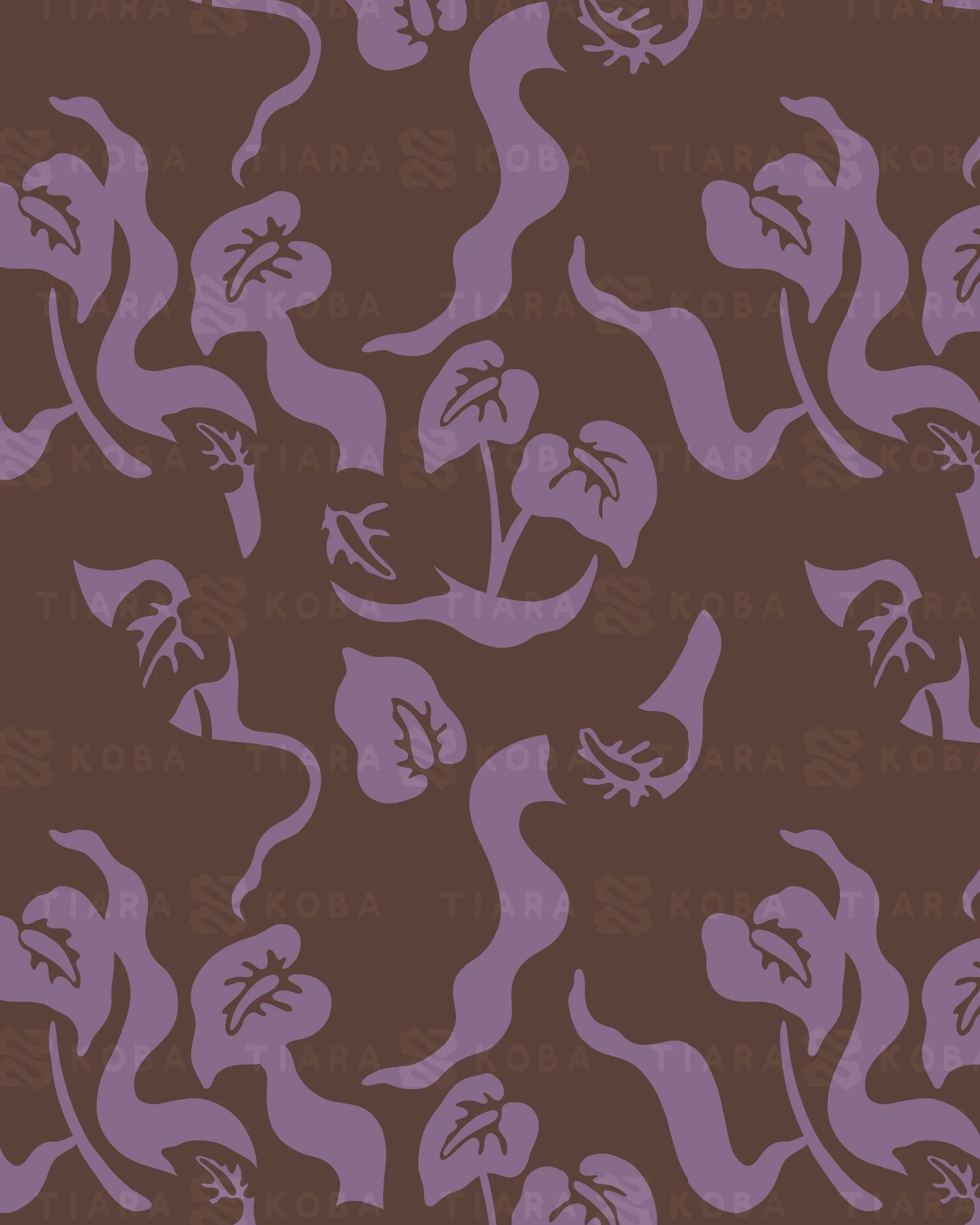 Brownie - Anthurium Dream Surface Pattern Digital File