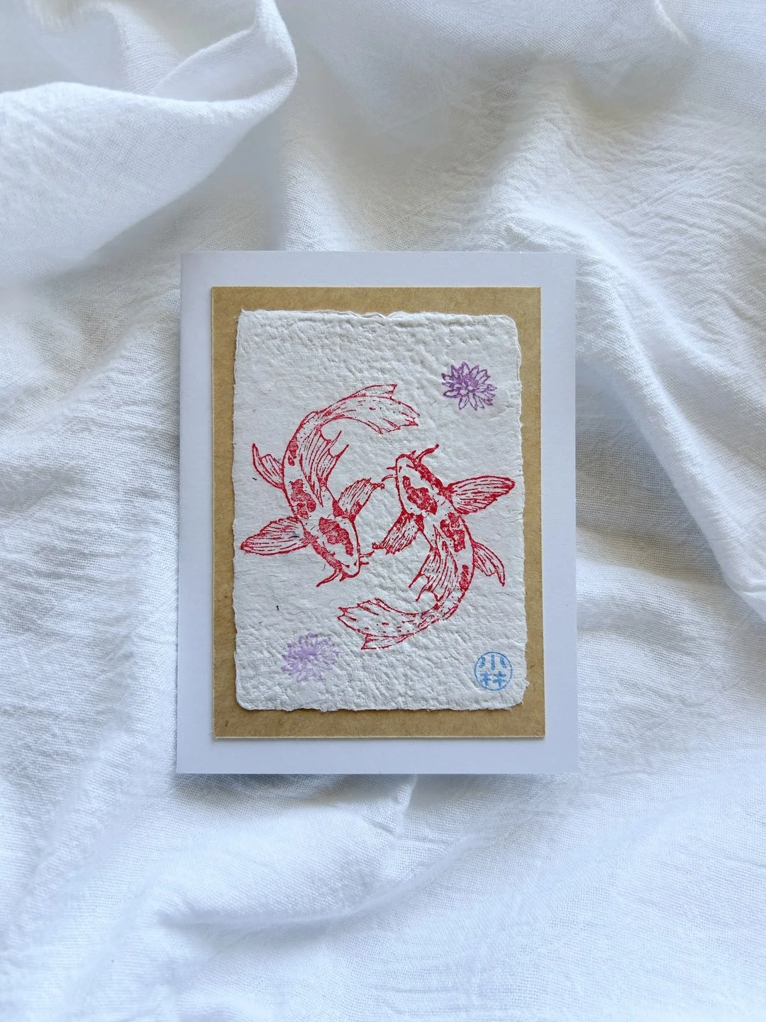 Koi Fish Greeting Card (Miks & Mie)