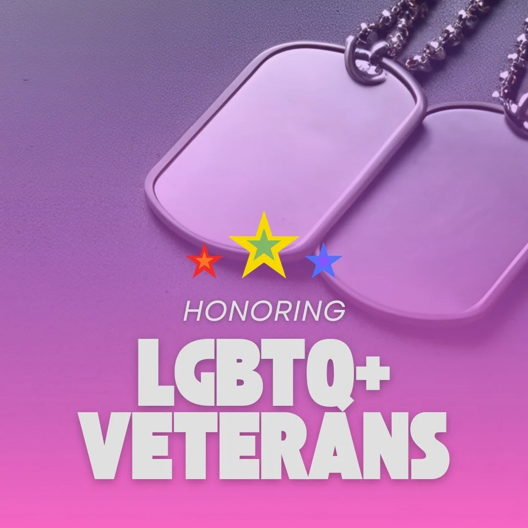 Today we honor our LGBTQ+ veterans. Thank you!