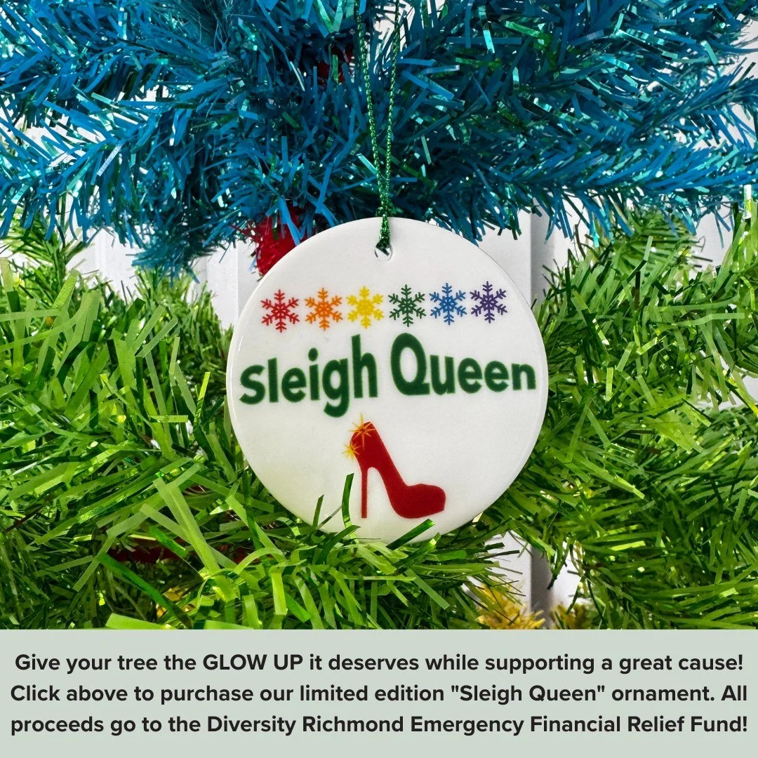 This Giving Tuesday, pick up one of our limited-edition &ldquo;Sleigh Queen&rdquo; ornaments at Diversity Thrift or on our website!
All proceeds directly support Diversity Richmond&rsquo;s Emergency Financial Relief Fund.

In partnership with @nation