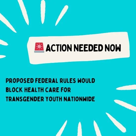 1. 🚨 The federal government has proposed rules that could make it impossible for transgender youth to access medically necessary care. These rules are unacceptable&mdash;and we must speak out. 📝 Submit a public comment now. #ProtectTransYouth #Take