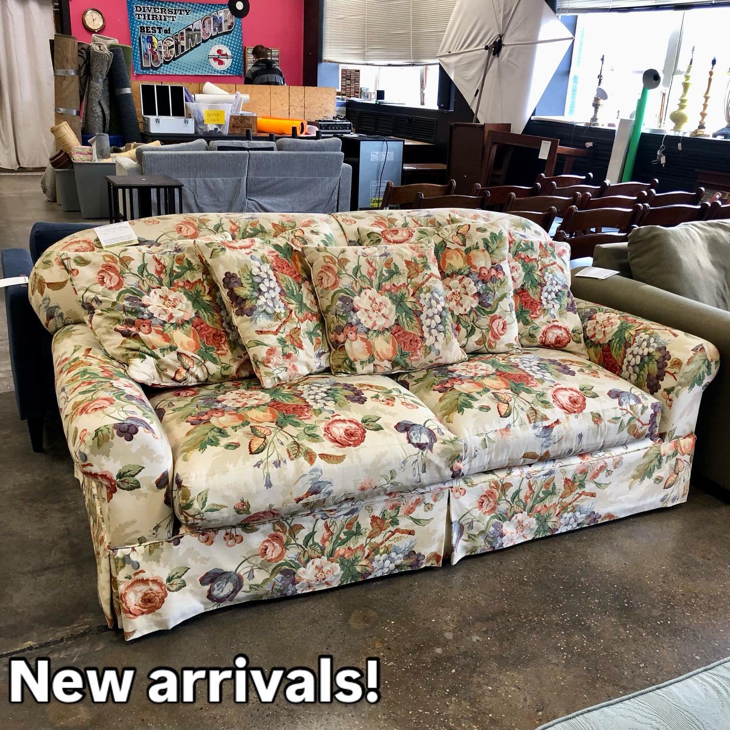 We can deliver your furniture purchase! Come see us. Open 10 to 6 daily at 1407 Sherwood Ave. RVA 23220  #furniture #thriftfurniture #usedfurnitureforsale