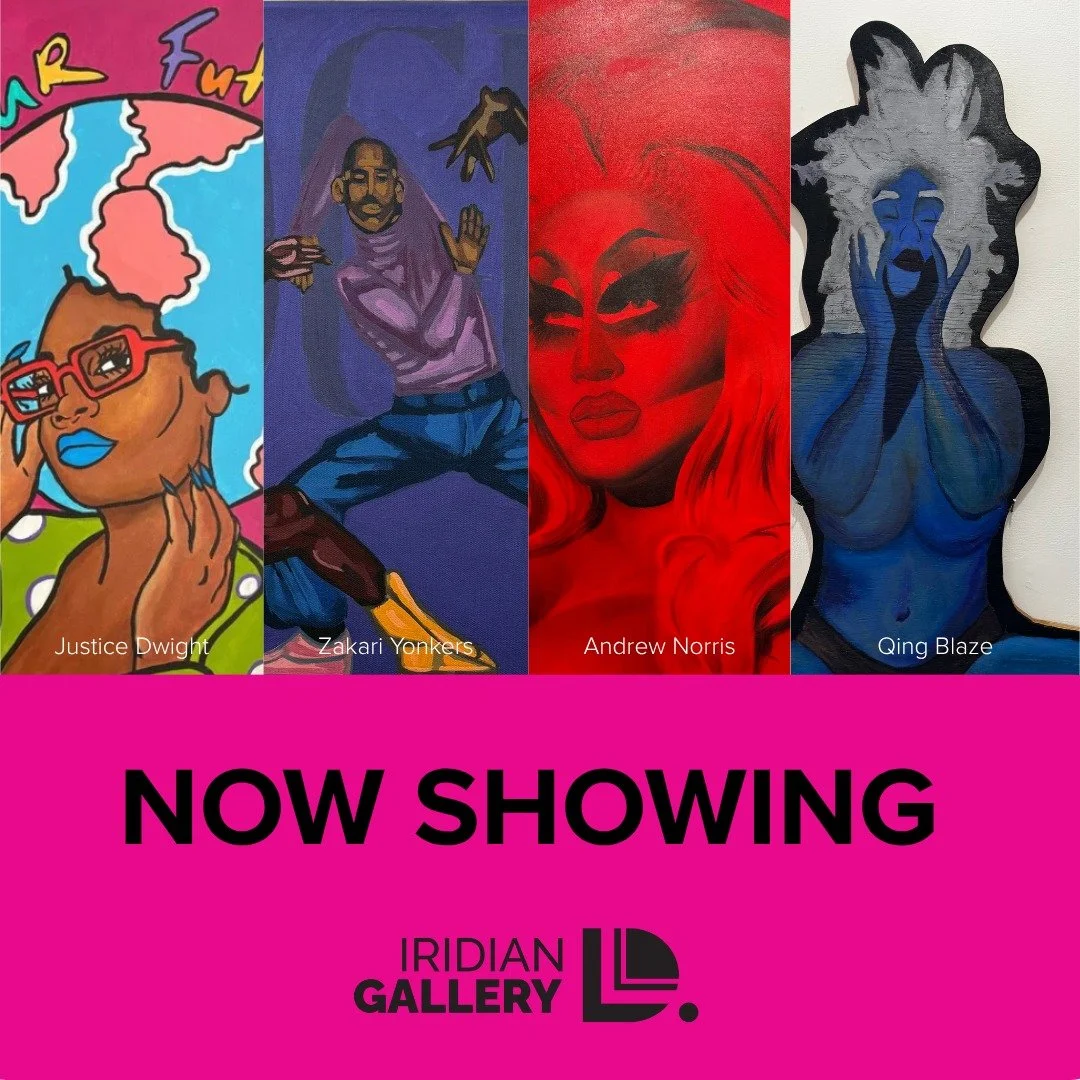 The Iridian Gallery at Diversity Richmond proudly celebrates LGBTQ+ artists, and we&rsquo;re currently featuring four celebrated local artists in our space.

Stop by during the Open House on Friday April 17th from 6pm-8pmto experience these astoundin