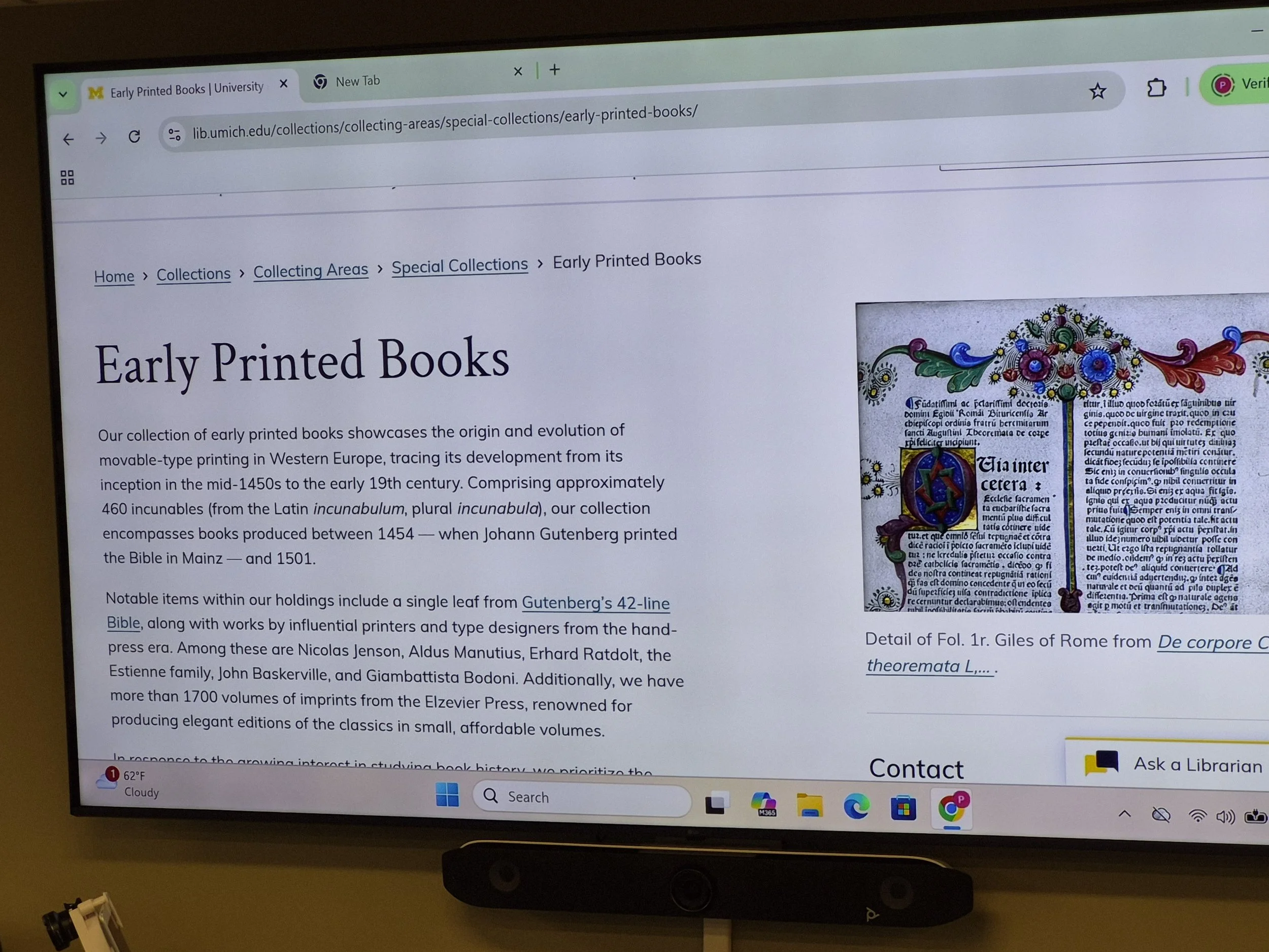 Early Printed Books