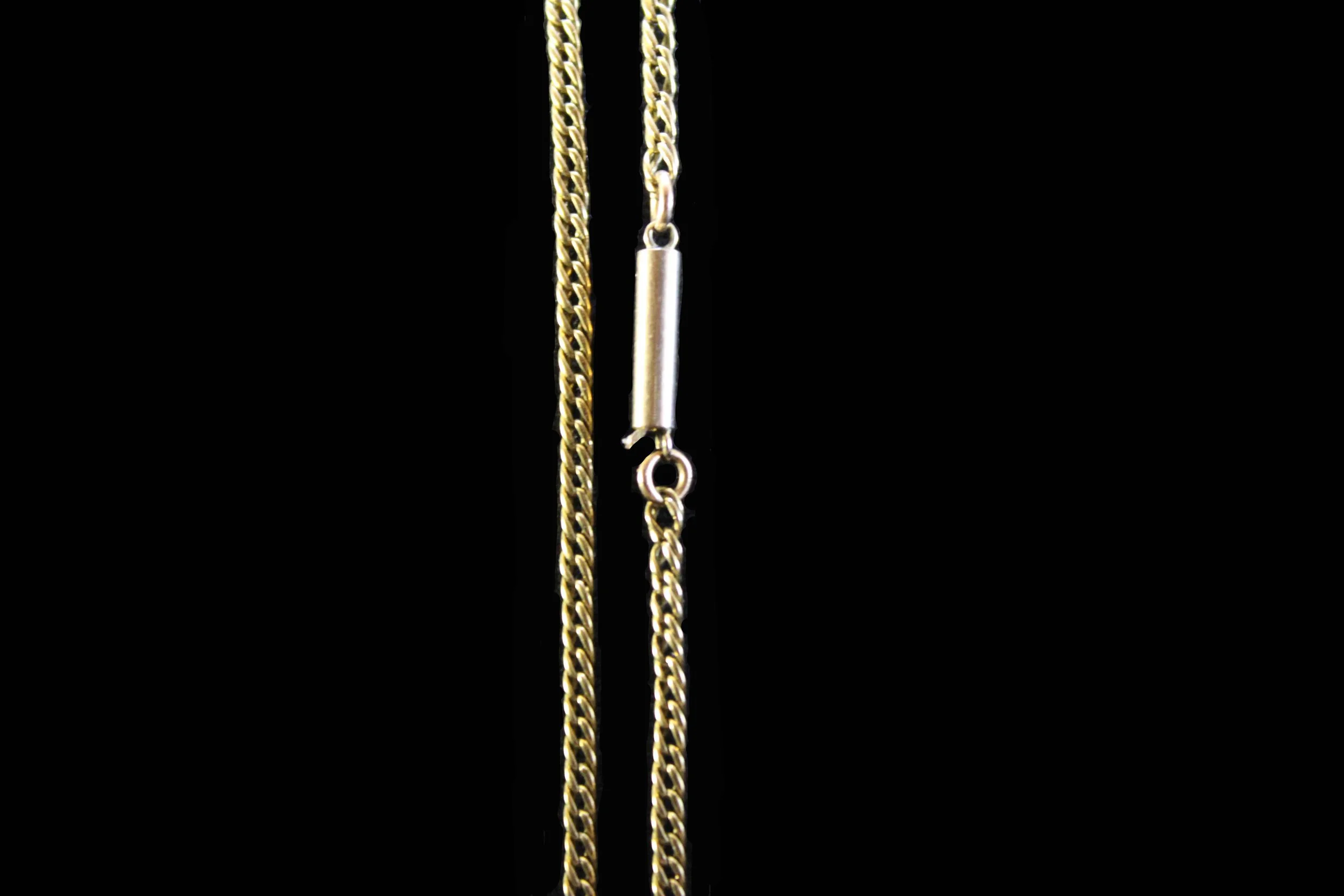 9K Gold Rope Link Chain with Barrel Clasp